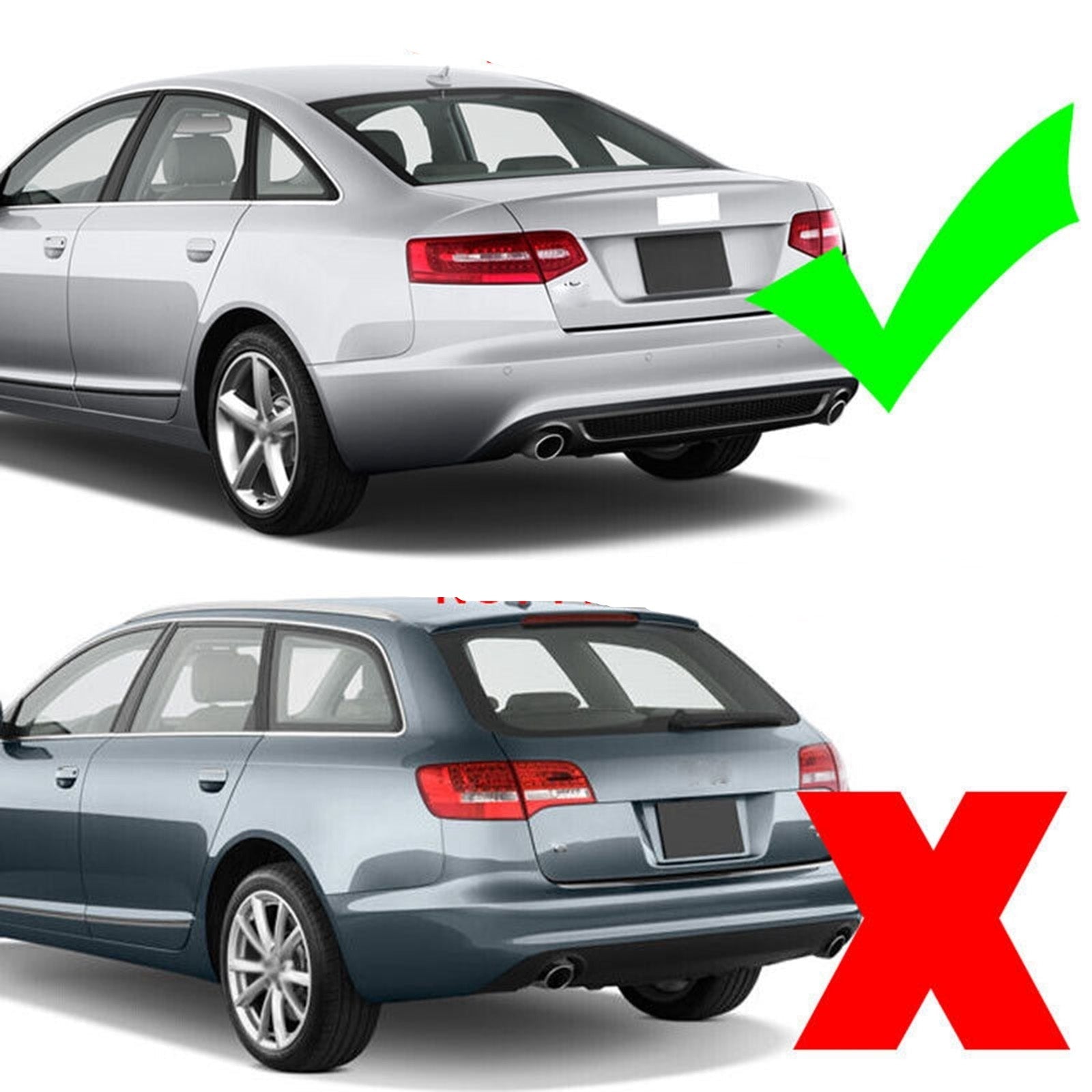 AUDI A6 C6 Berline 2009-2011 Feu arrière LED pour coffre extérieur droit