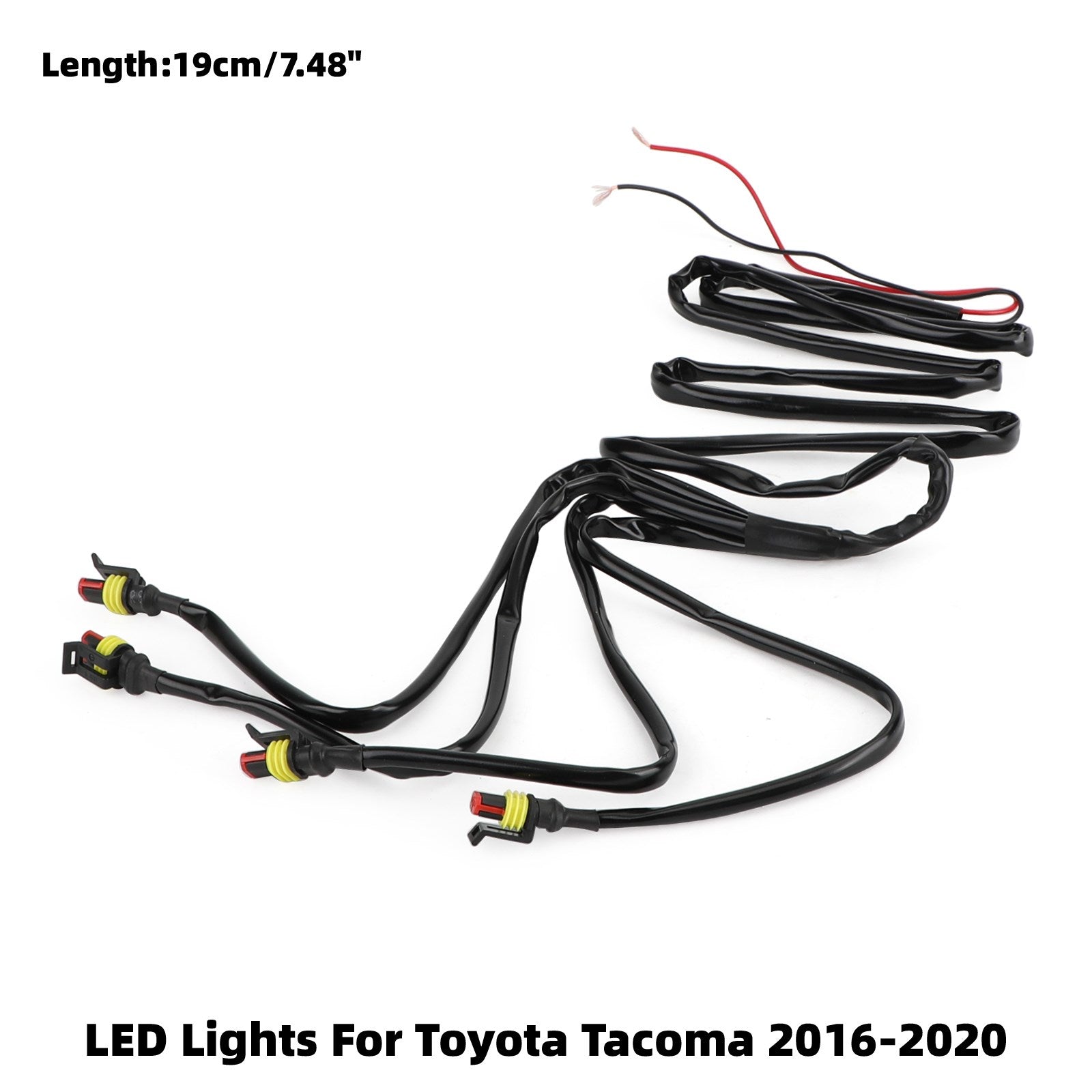 4 stks/set LED Verlichting voor Tacoma 2016-2020 Voorbumper Grille PT228-35170 Generiek Helder