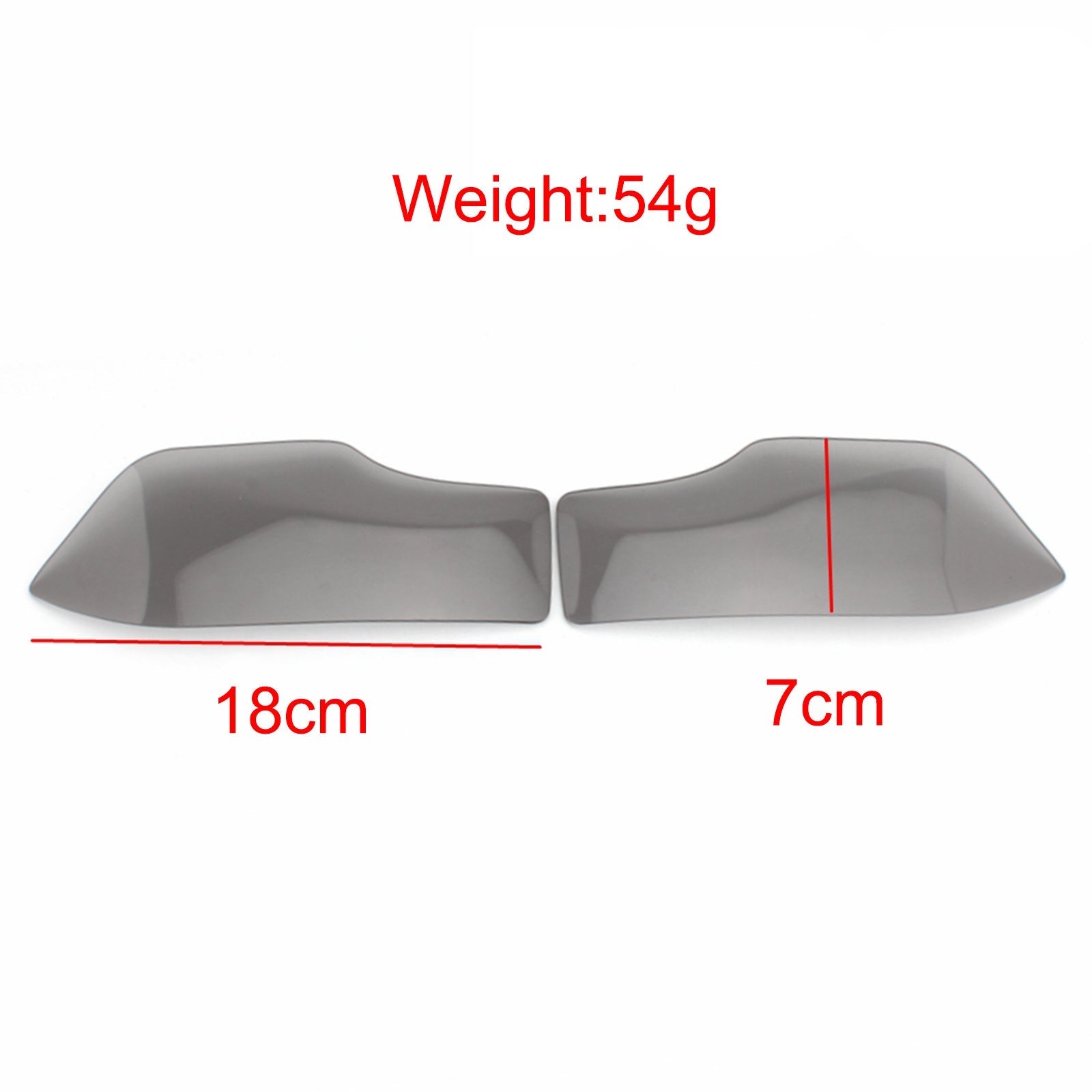 Honda Adv 150 2019-2020 -sovellukseen sopivan etuvalojen suojaava kansi geneerinen savu