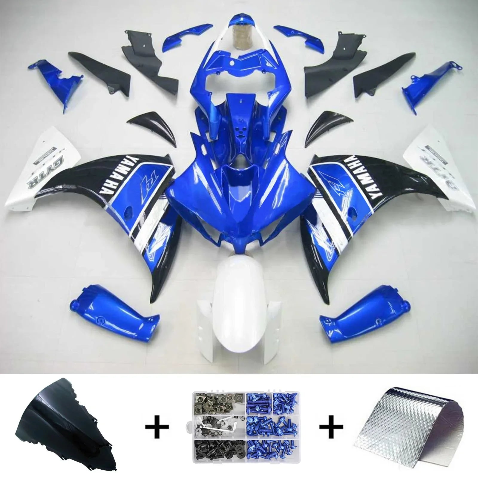 Kit de carénage Amotopart pour Yamaha YZF 1000 R1 2009-2011 générique