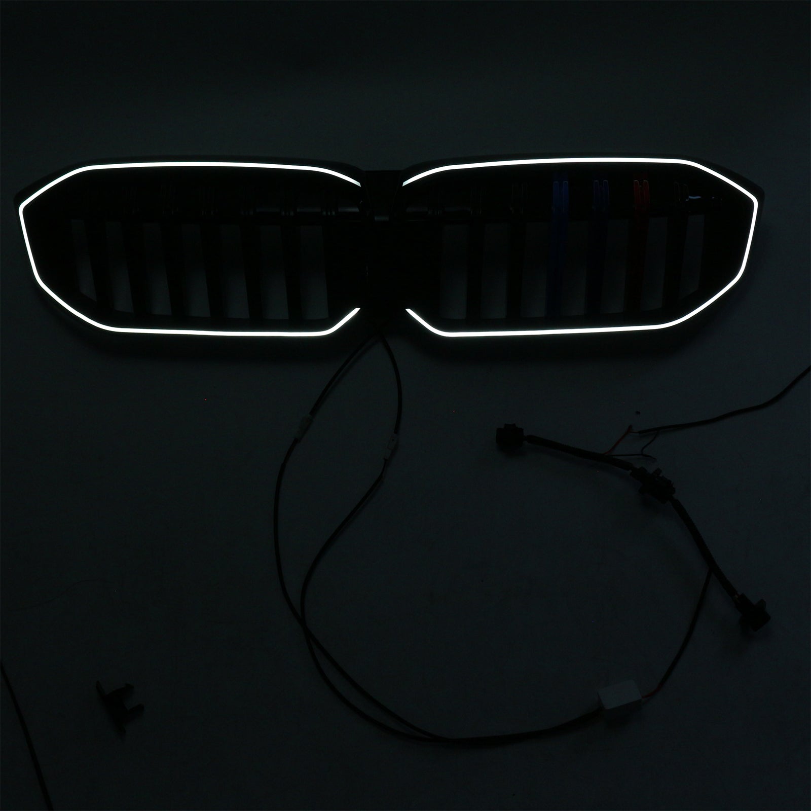 BMW Serie 3 G20 G28 2023-2024 M Maglia della griglia anteriore nera lucida