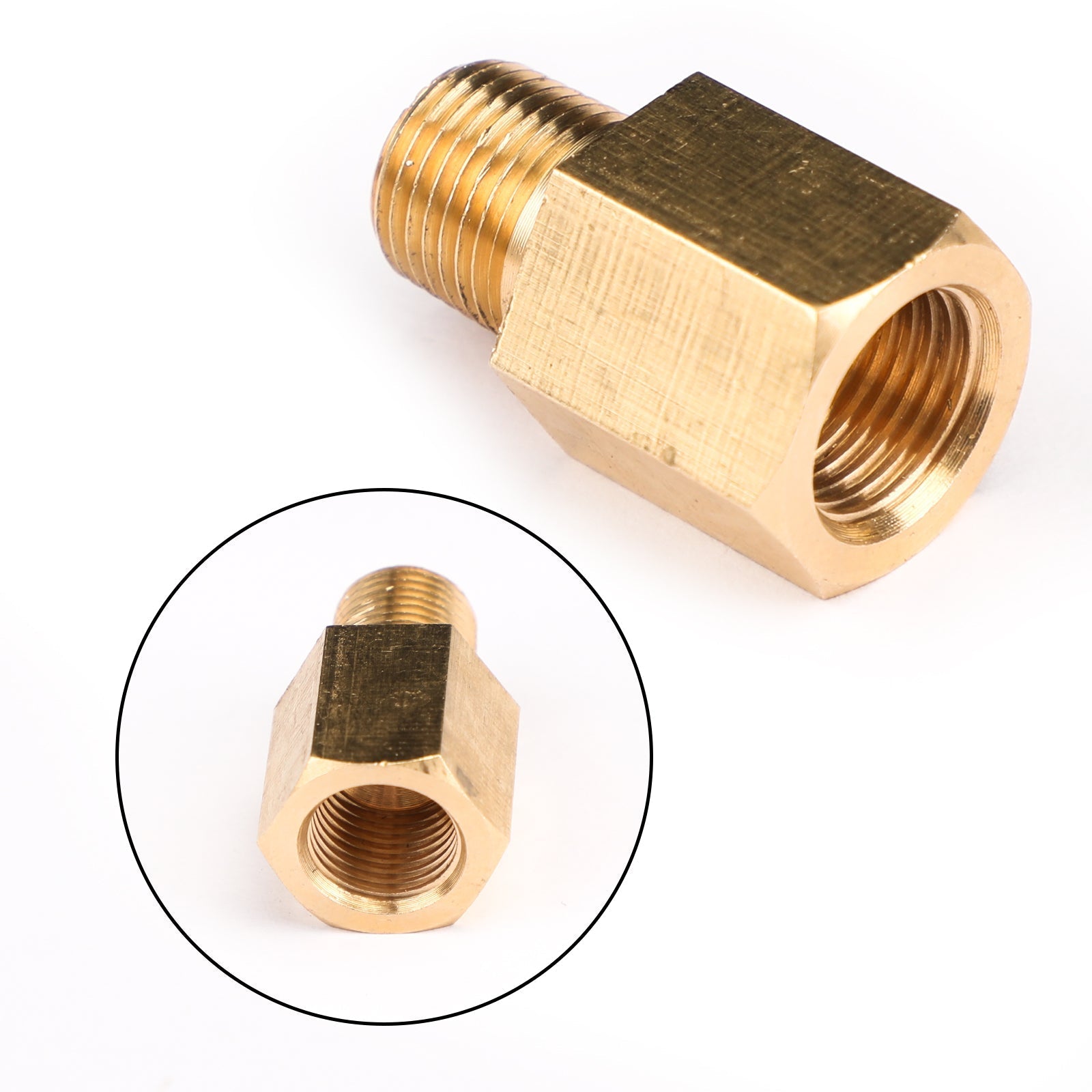 1/8 NPT vrouwelijk naar 1/8 BSPT mannelijk adapter Gauge sensor draad oliedruk algemene adapter