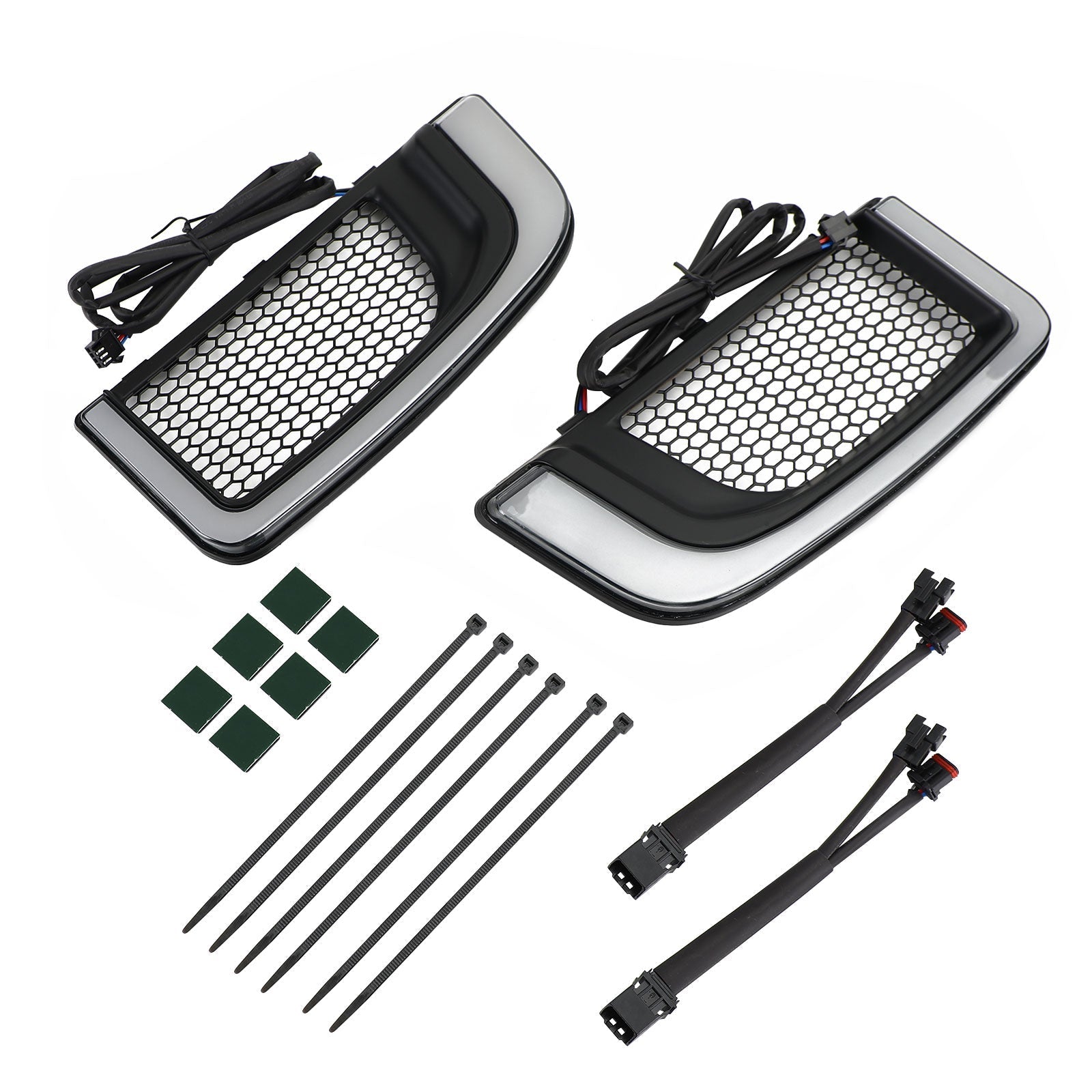 LED Tracer Lower Grids Lower Grids Lights voor elektra flh/t road glide generiek