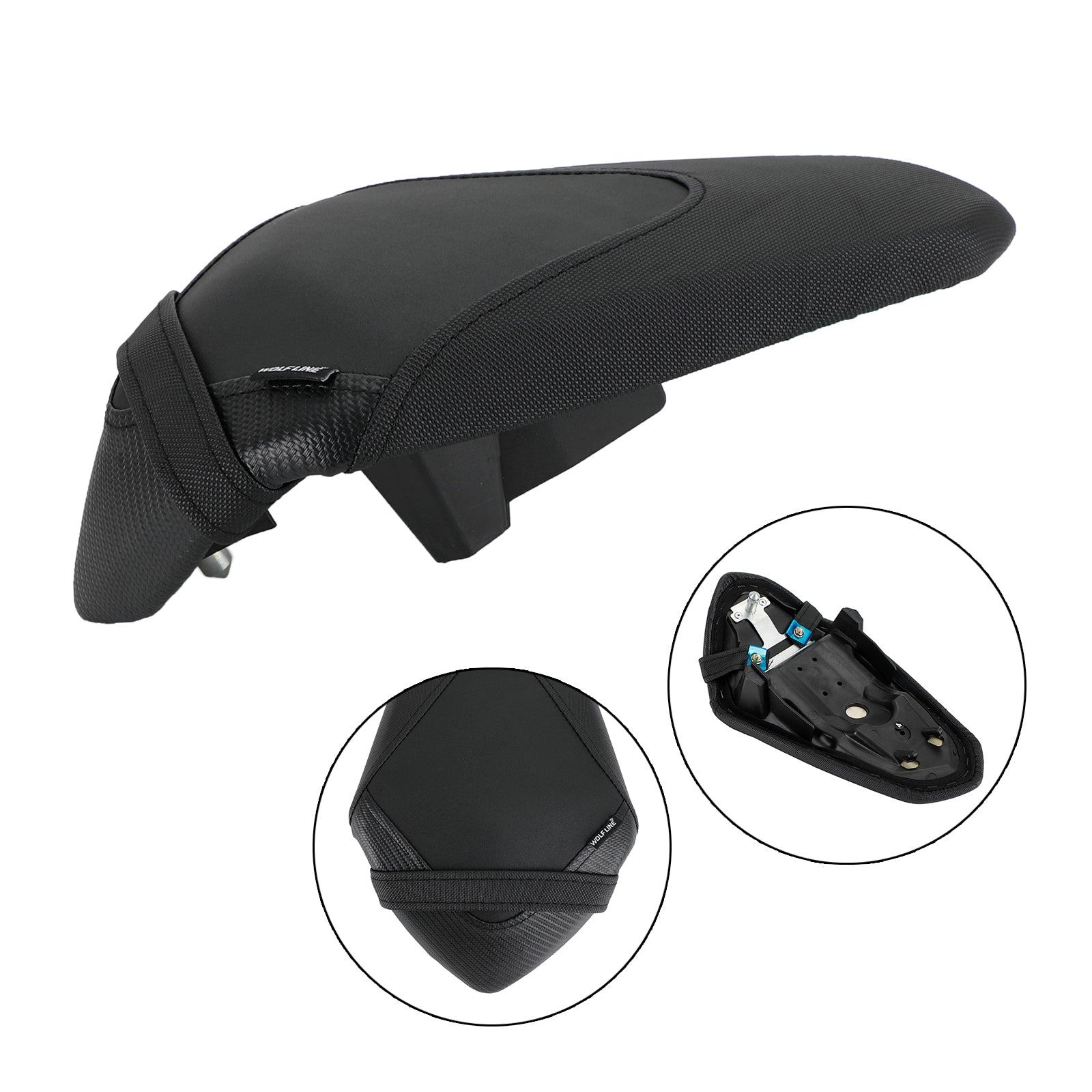 2018-2022 Kawasaki ninja 400 z400 cuscino del passeggero posteriore addensato PU piatto