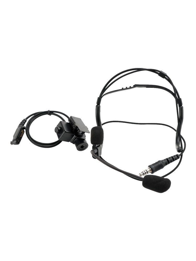 7.1-C8 Achterstekker Tactische Headset 6 Pin U94 PTT voor HYT PD682g PD662g PD665