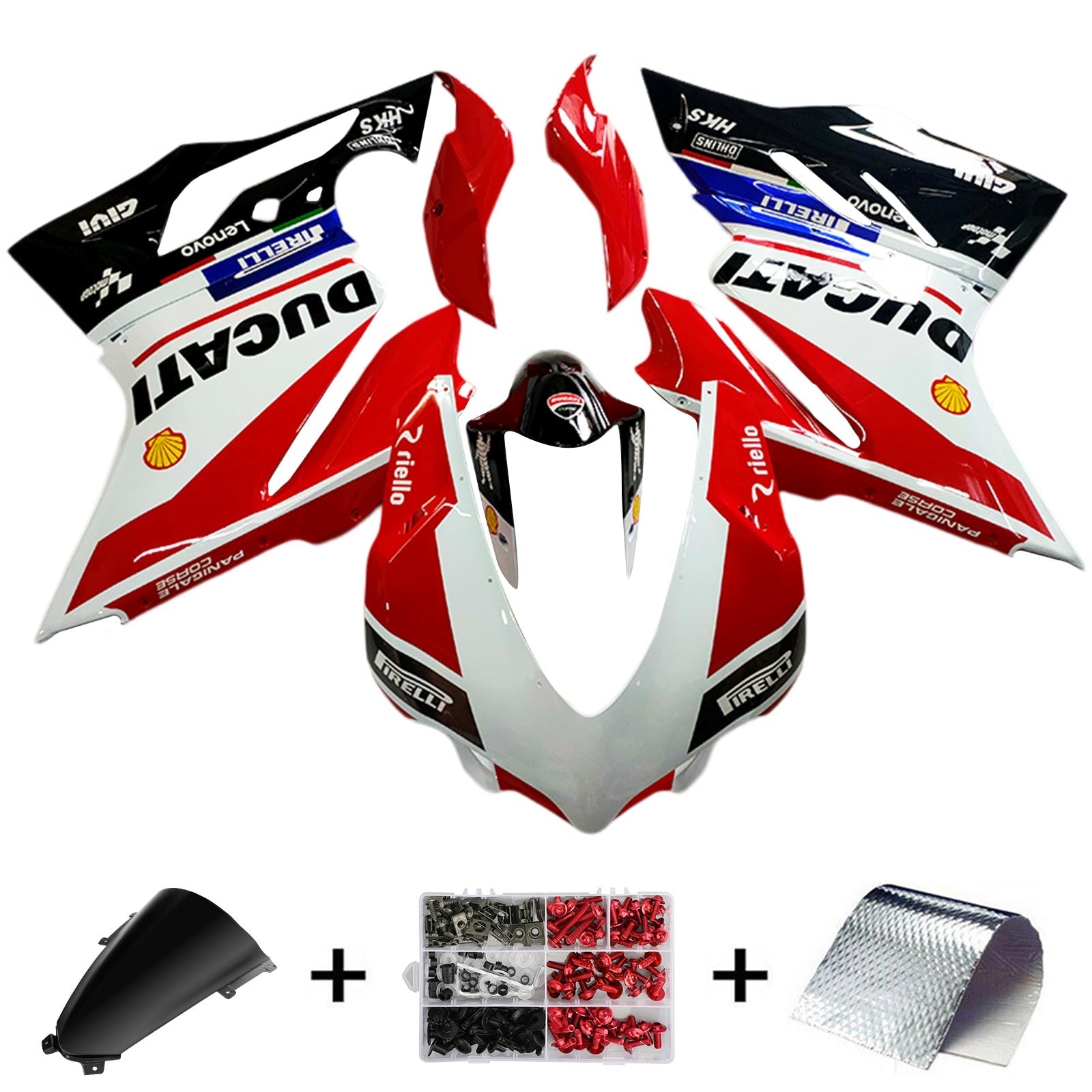 Amotopart Kit carena carrozzeria Ducati Panigale V4 V4S V4SP 2018-2019