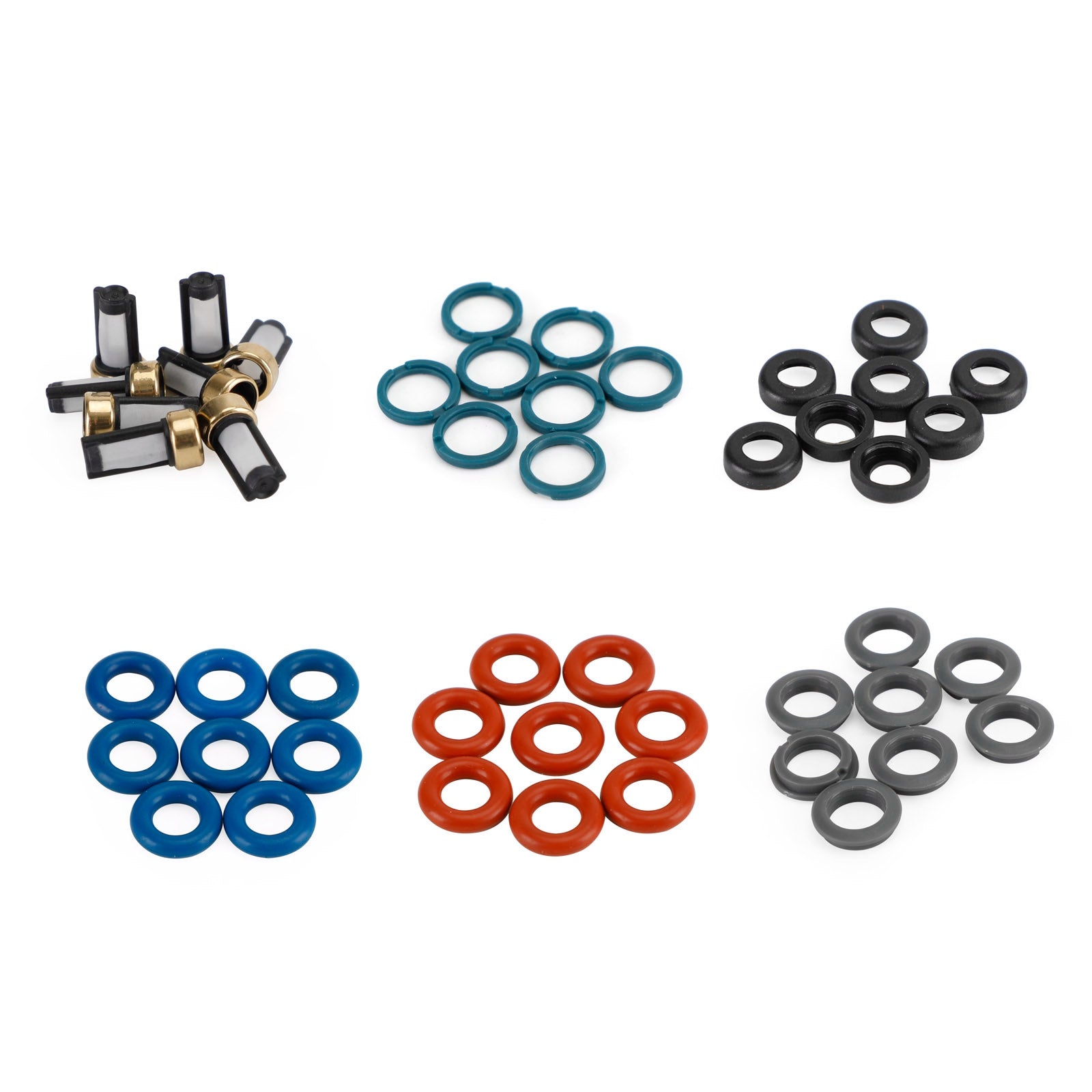 Volvo S80 XC90 4.4L 8 pièces Kit de joint de réparation 'injecteurs de carburant bouchon de filtre FJ1073 85212247 1550589 86536080 024078918 55559397 1581552