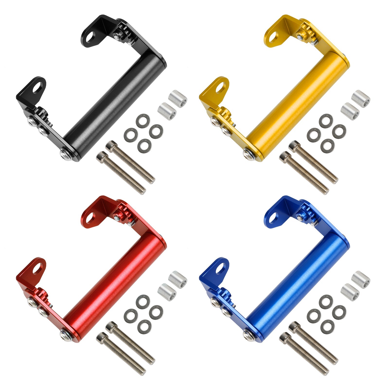 Telefoonnavigatiemedium GPS -verlenging Ondersteuning 22 mm voor rode motorfietsmotorfiets