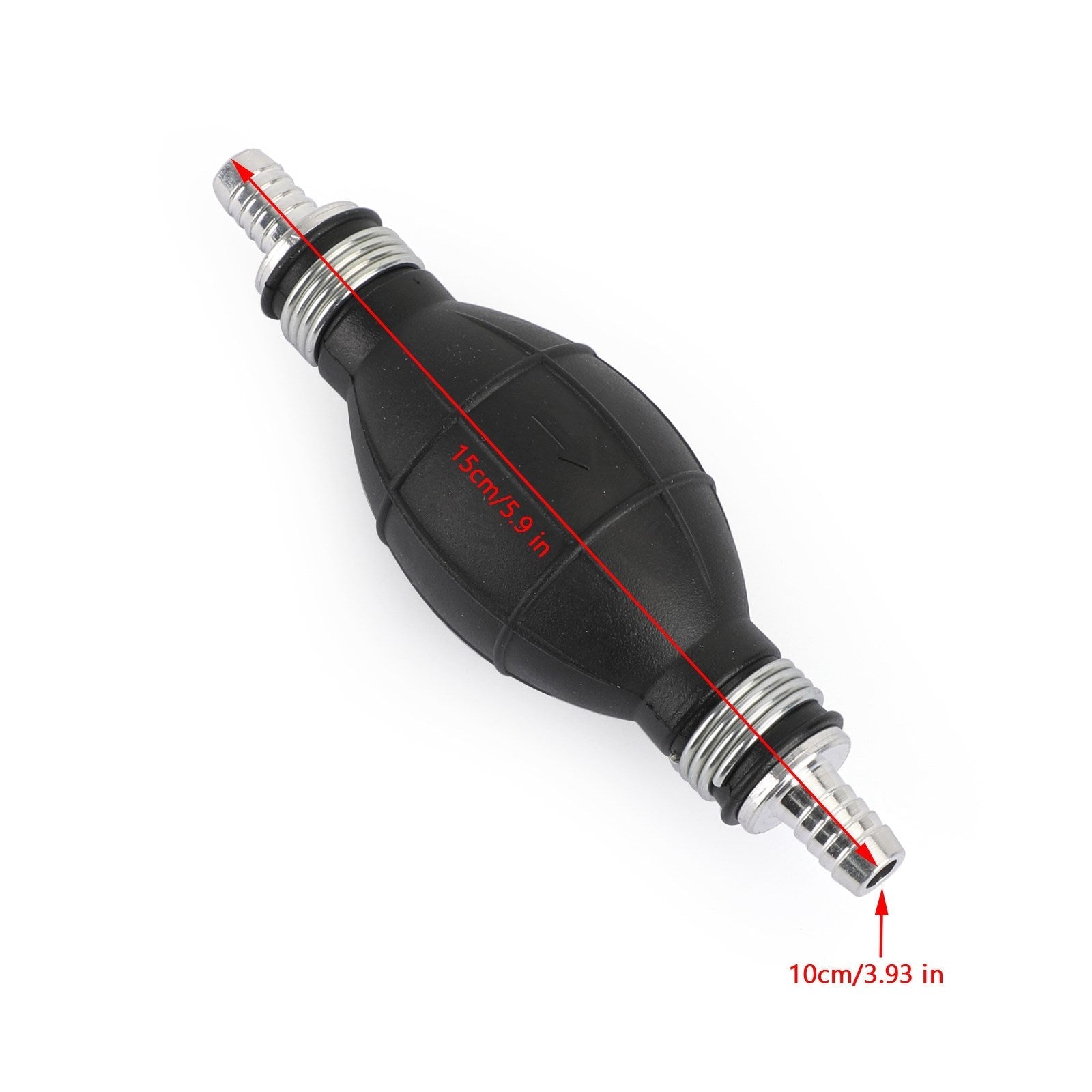 Bomba de línea de combustible de Gas para barco marino, fueraborda, bombilla de cebado manual de 3/8", todos los combustibles genéricos