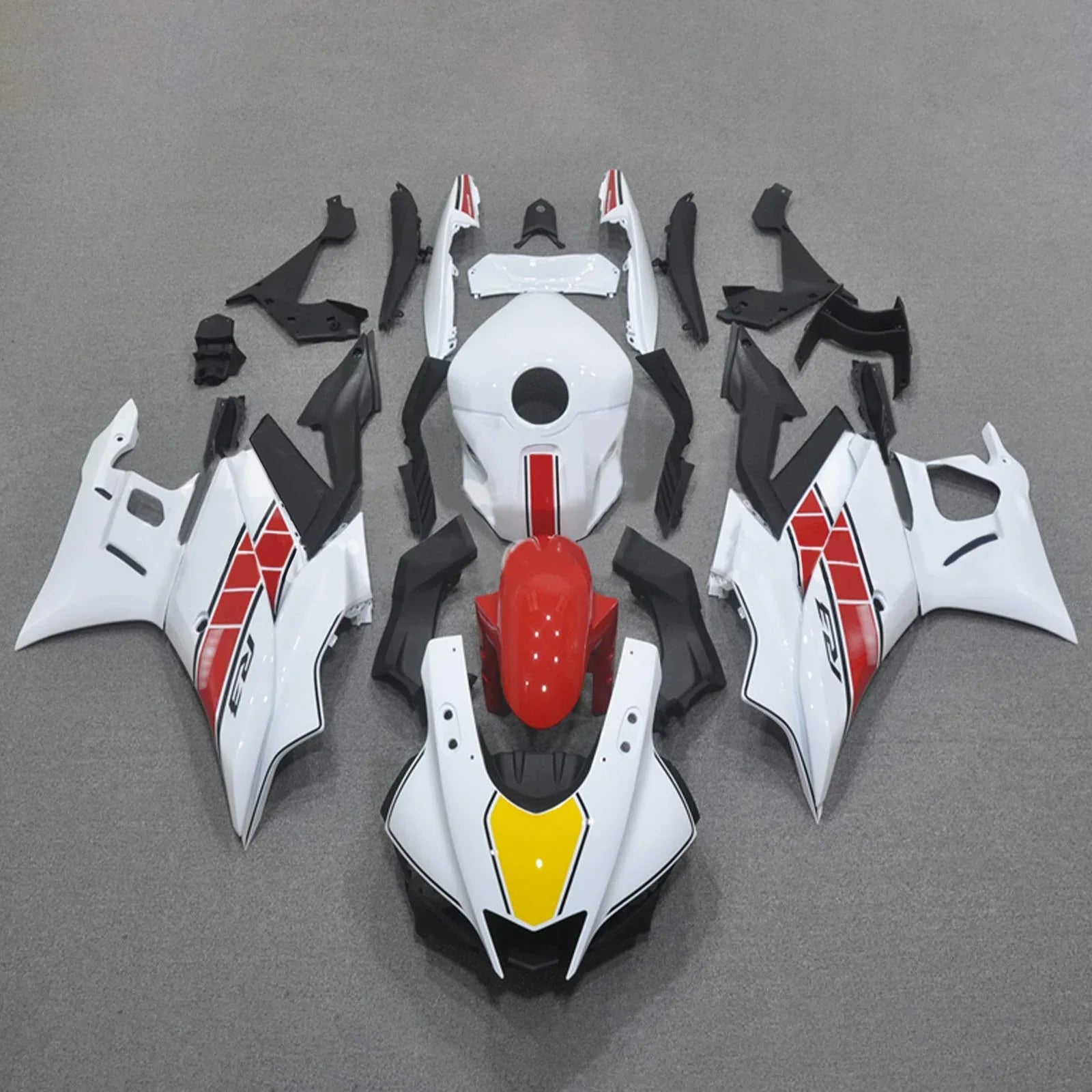 Amotopart Fairing Zestaw dla Yamaha YZF-R3 R25 2019-2021 Generic