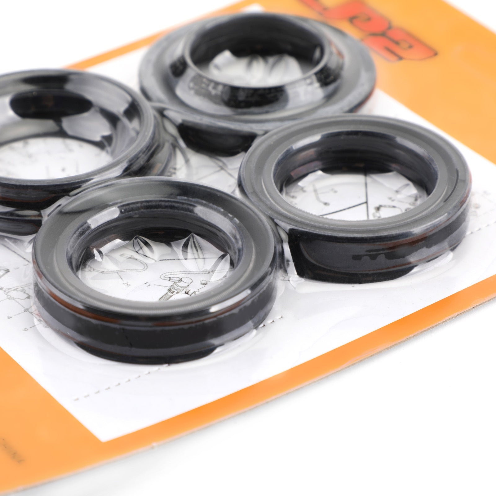 Kit guarnizioni e polvere forcella per Kawasaki KLX140L KLF150 KLX125C KX65 00-18 92049-1524 Generico