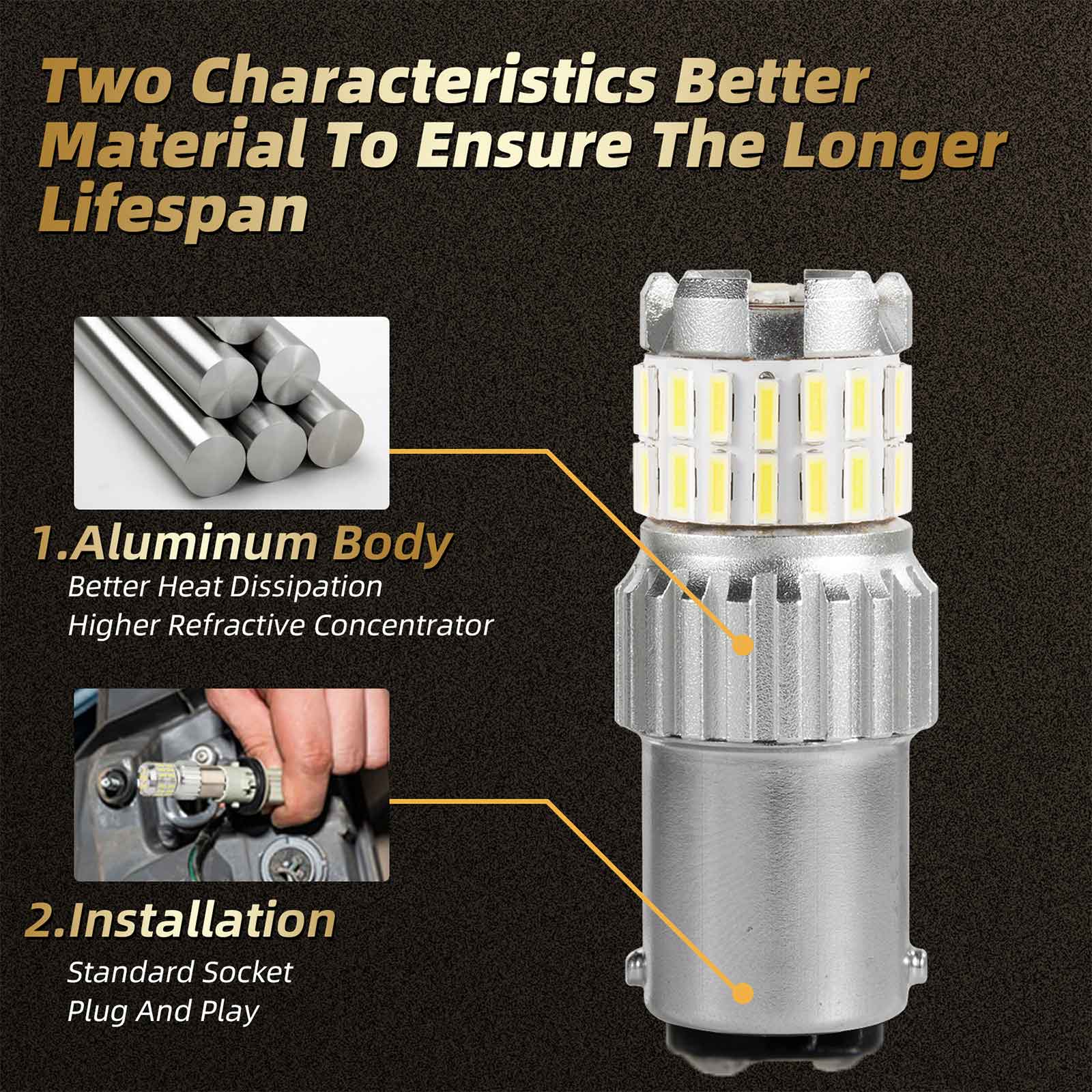 2x 1200lm a LED Canbus LED Diurne LED BIRT Generico bianco