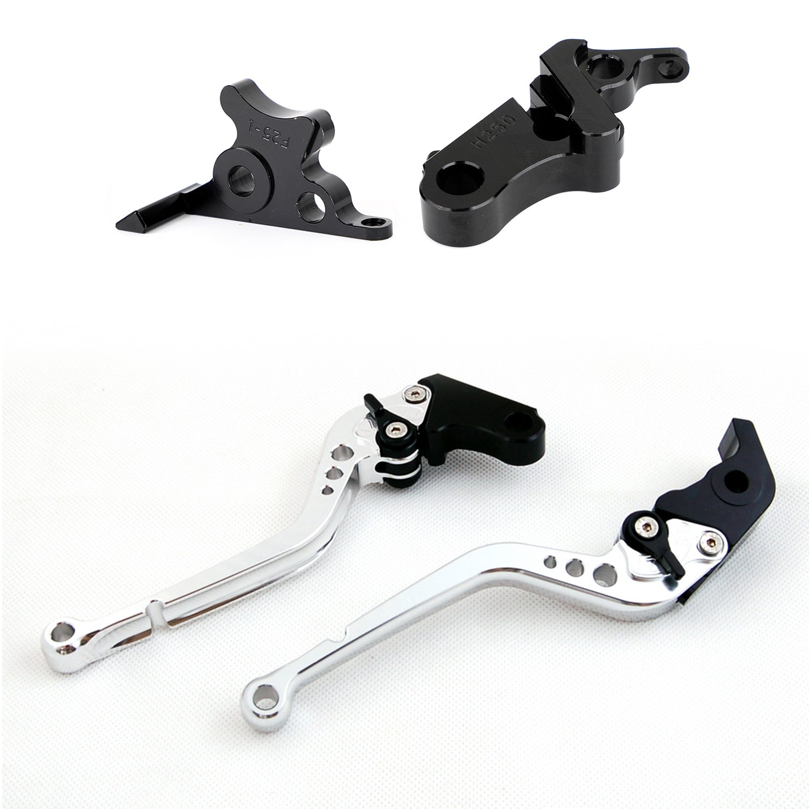 Palanca larga de freno de embrague para Honda CBR500R/CB500F/X 19-21 CBR300R 19-21 Genérico