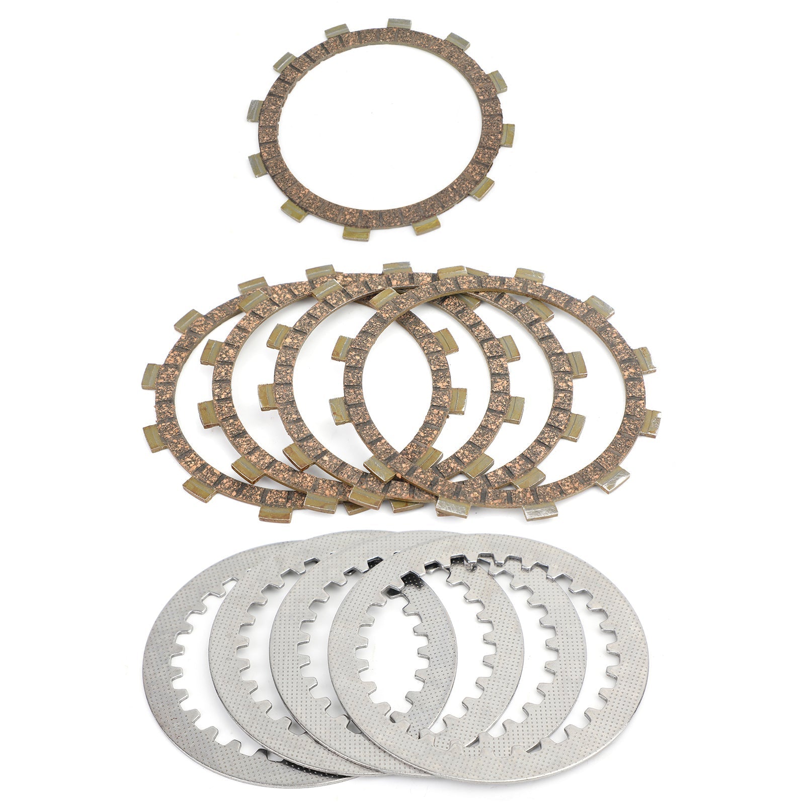 Kit Frizione e Dischi Attrito in Acciaio per Yamaha XV XVS 125 250 Virago 1997-2017 Generico