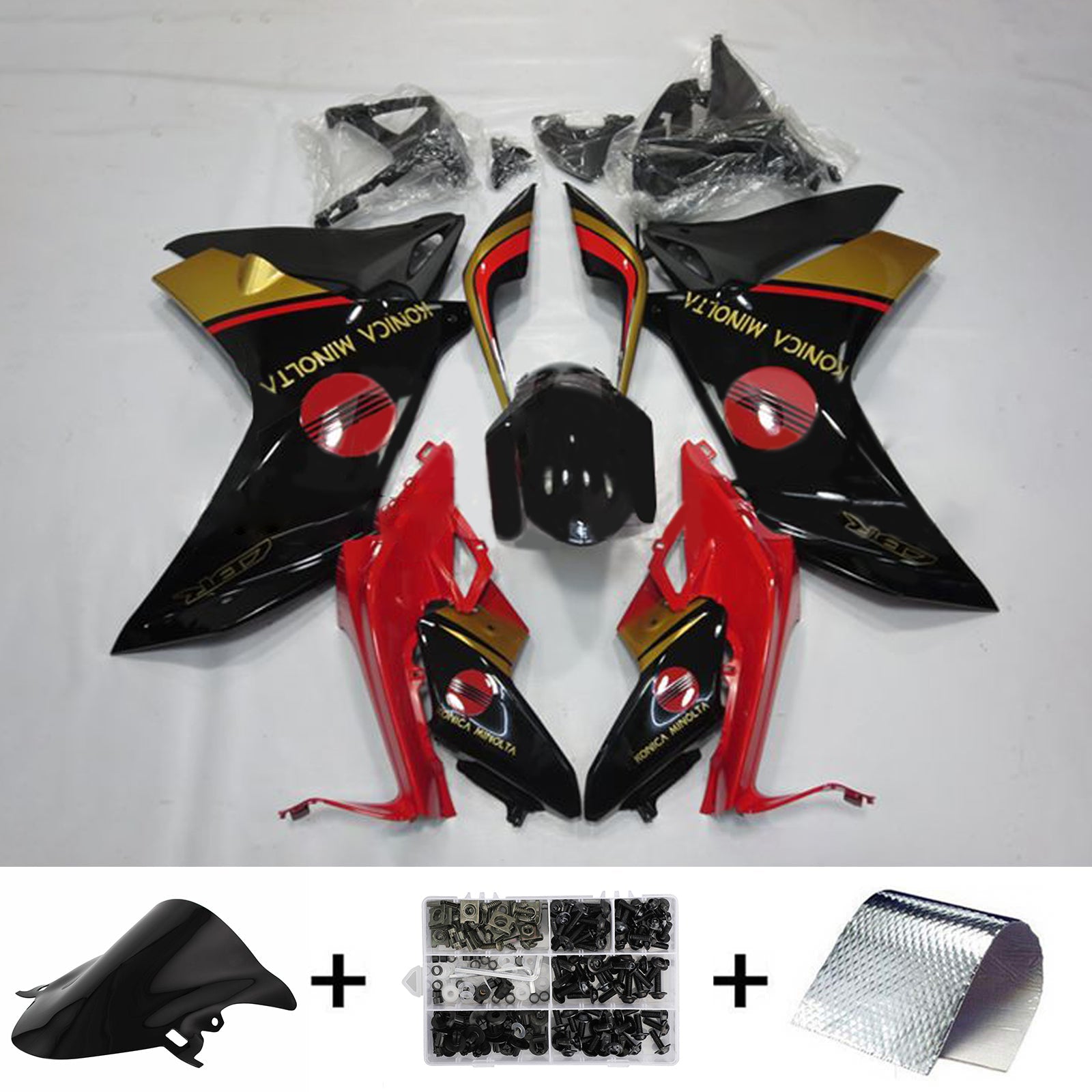 Amotopart Honda CBR600F 2011-2013 ABS muovinen korin suojasarja