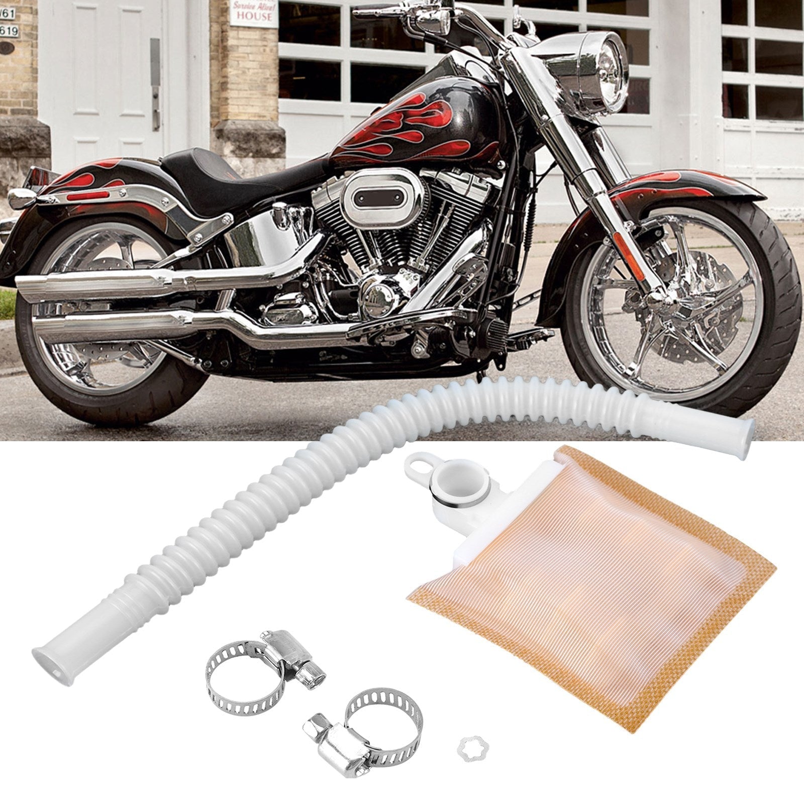 Filtro Pompa Carburante per Harley FLSTFI ROAD KING #62357-00 Generico