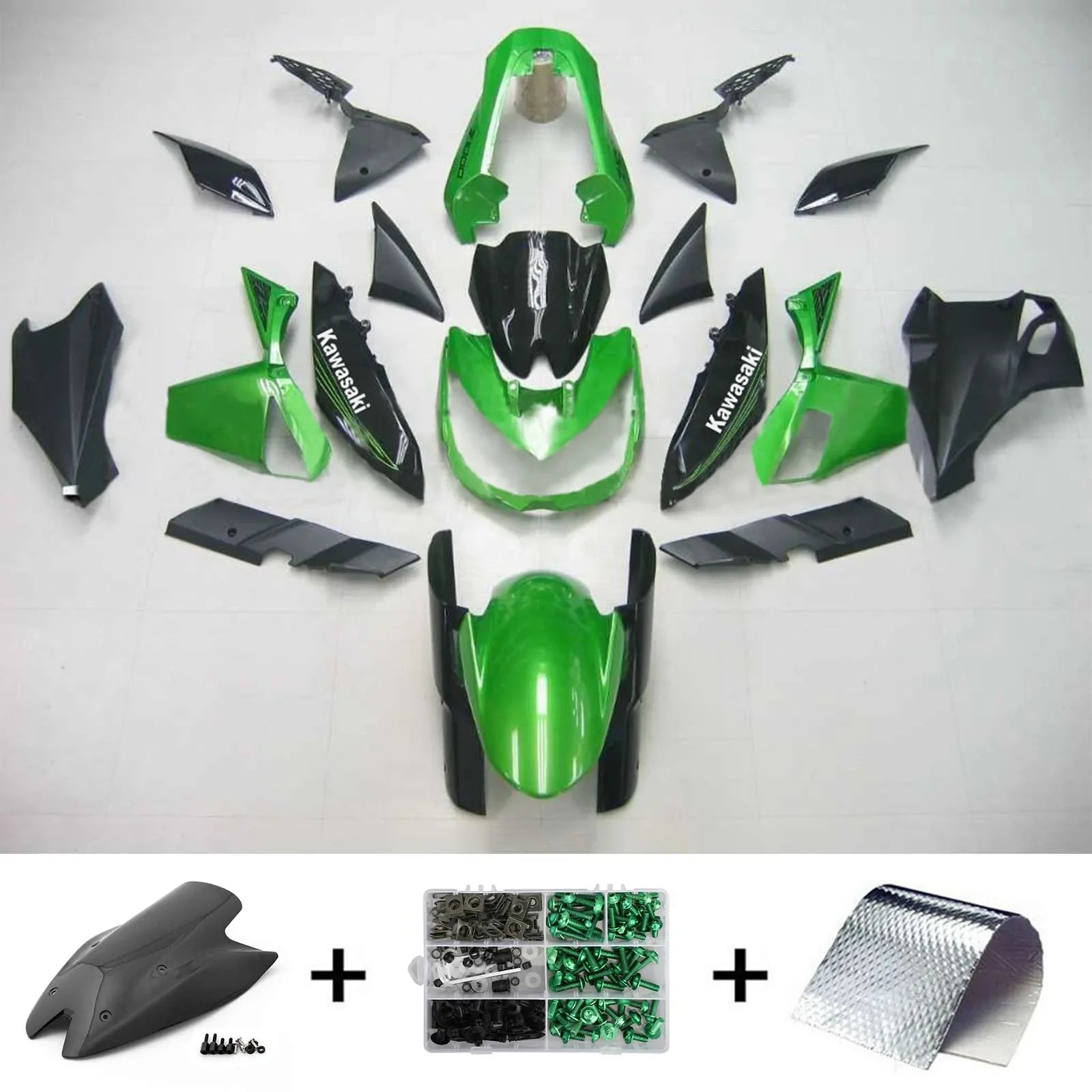 Kit de carénage Amotopart pour Kawasaki Z1000 2010-2013 Générique