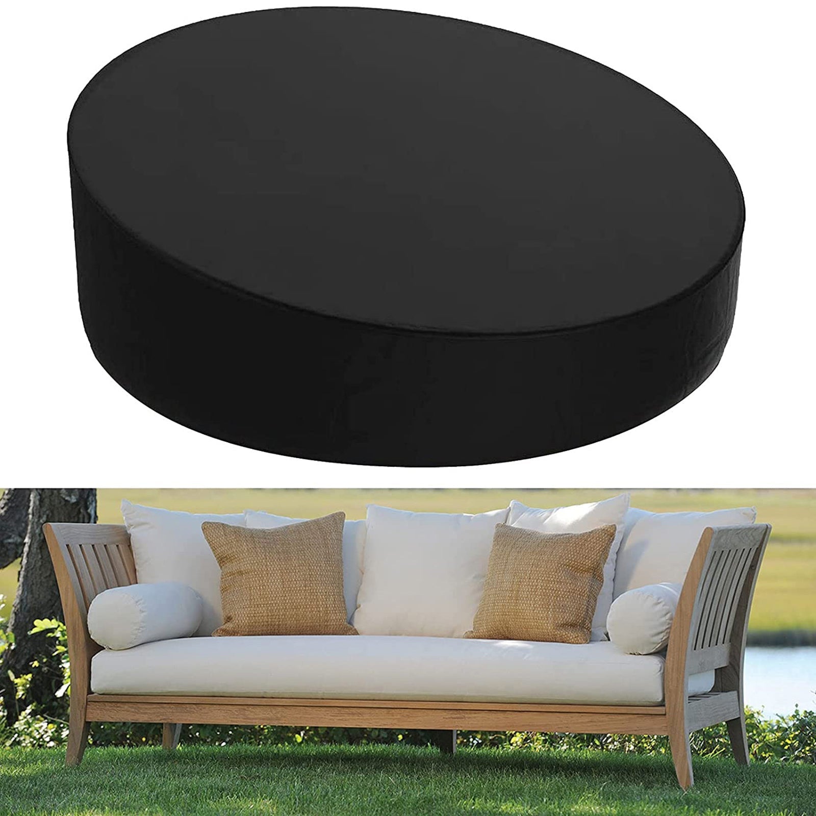 Imperméable extérieur lourd canapé chaise meubles couverture jour lit jardin Patio rond