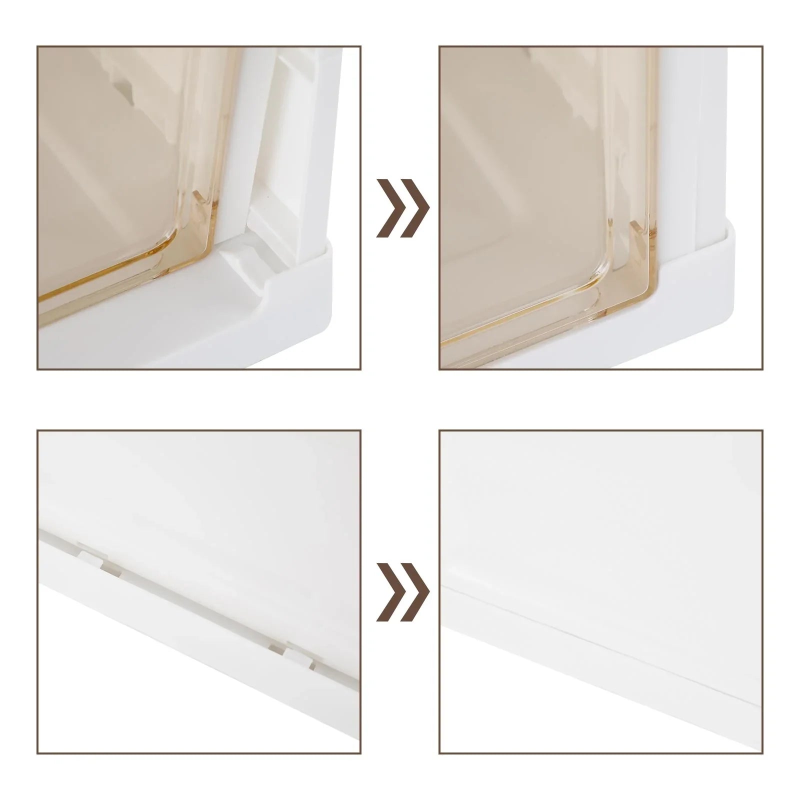 2 do 9 par szuflad z szufladami bez instalacji dla butów z plastikową ramą