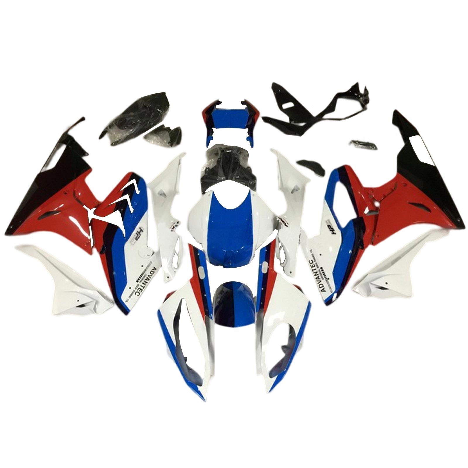 Amotopart BMW S1000RR 2017-2018 ABS kunststof carrosseriekuipset