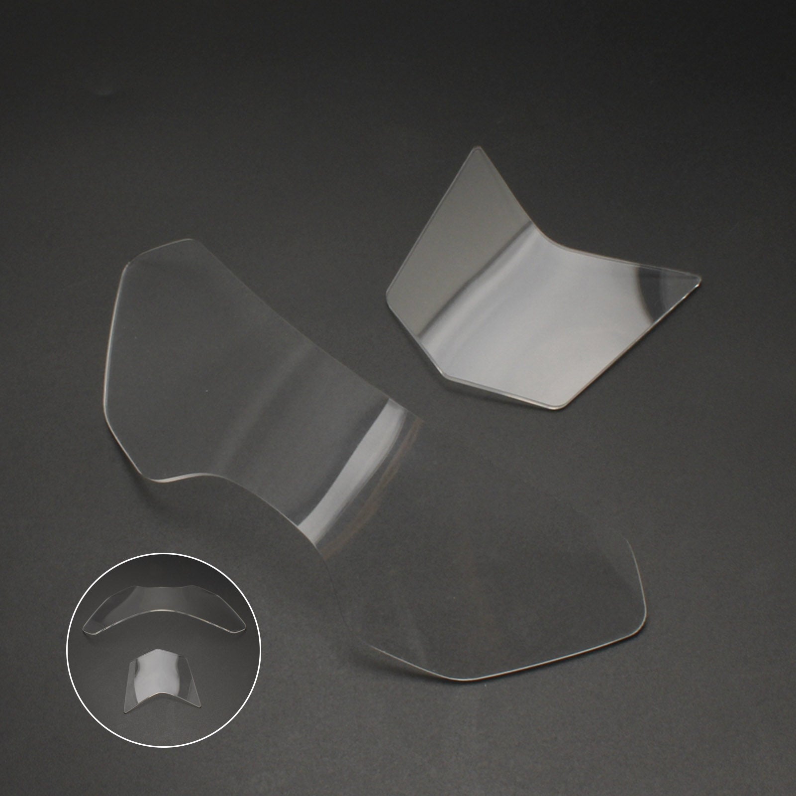 Yamaha MT-15 M-Slaz M Slaz 16-18 Generic Smoke Front Lighthouse -linssin suojaaminen