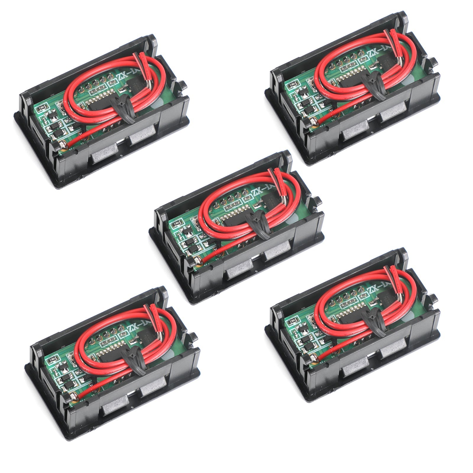 5 stuks DC5-120V 0.56" 2-draads LED digitaal displaypaneel voltmeter volttester