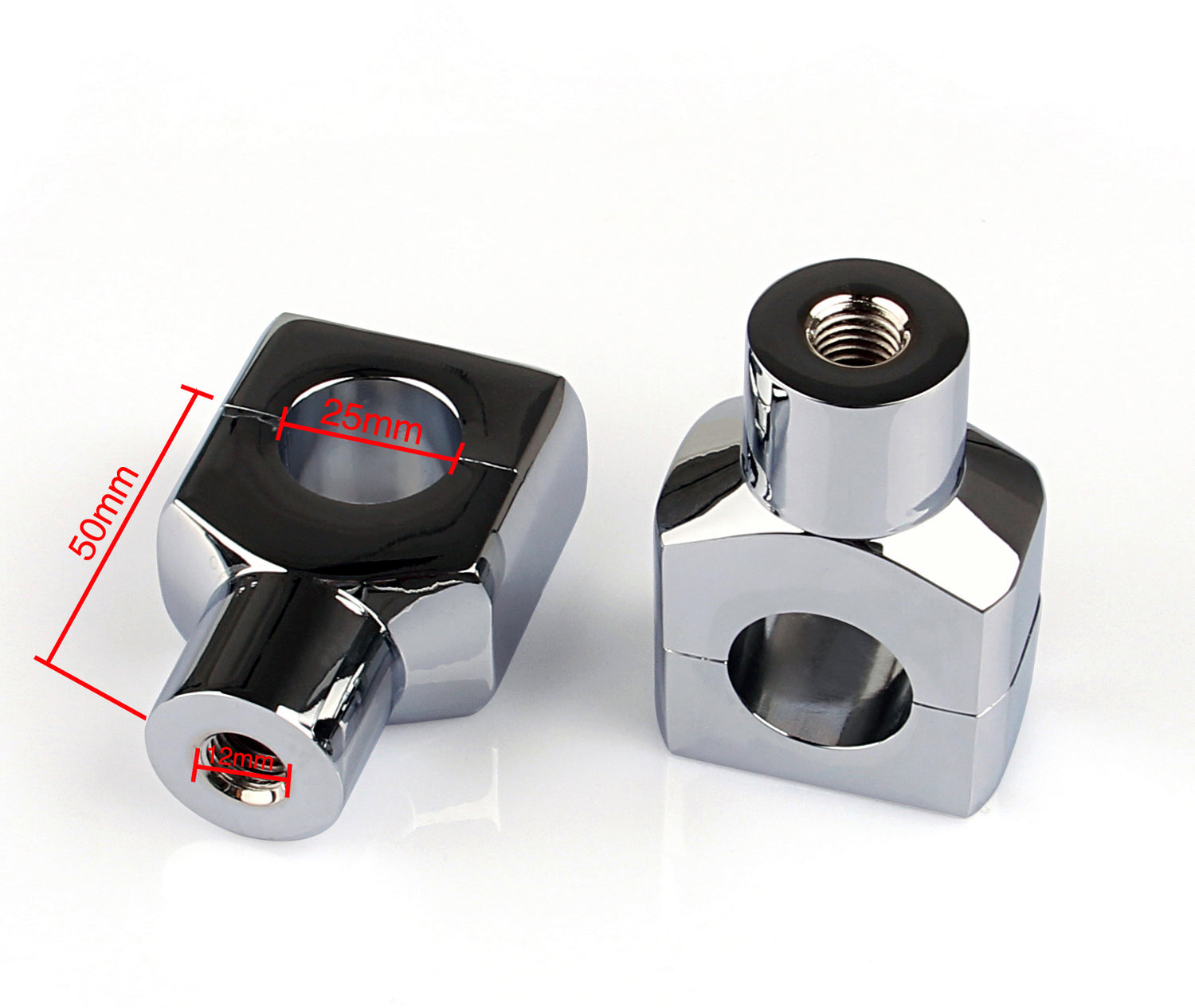 Stuurverhogers 2" Billet VN 900 Yamaha V-Star Honda VTX Suzuki Boulevard Chr Generic