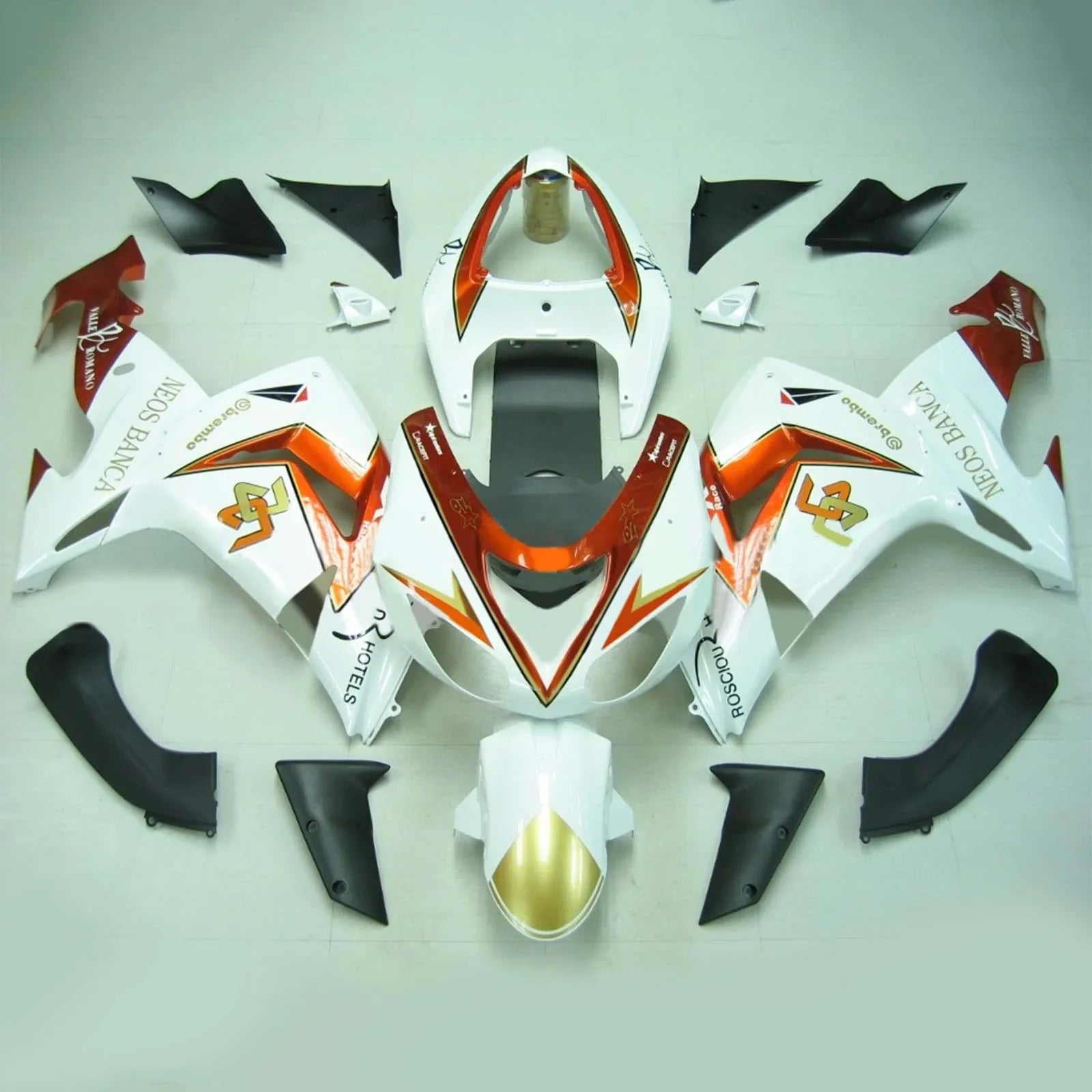 Amotopart kuipset voor Kawasaki ZX10R 2006-2007 Generiek