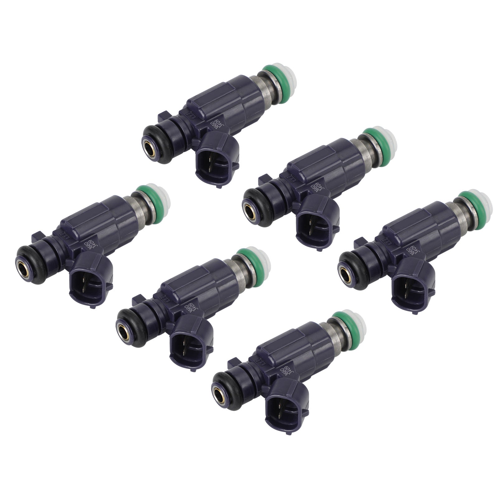 6PCS Injecteurs de carburant FBJC100 Fit Nissan 350Z 2003-04 Fit Infiniti G35 2003-2004