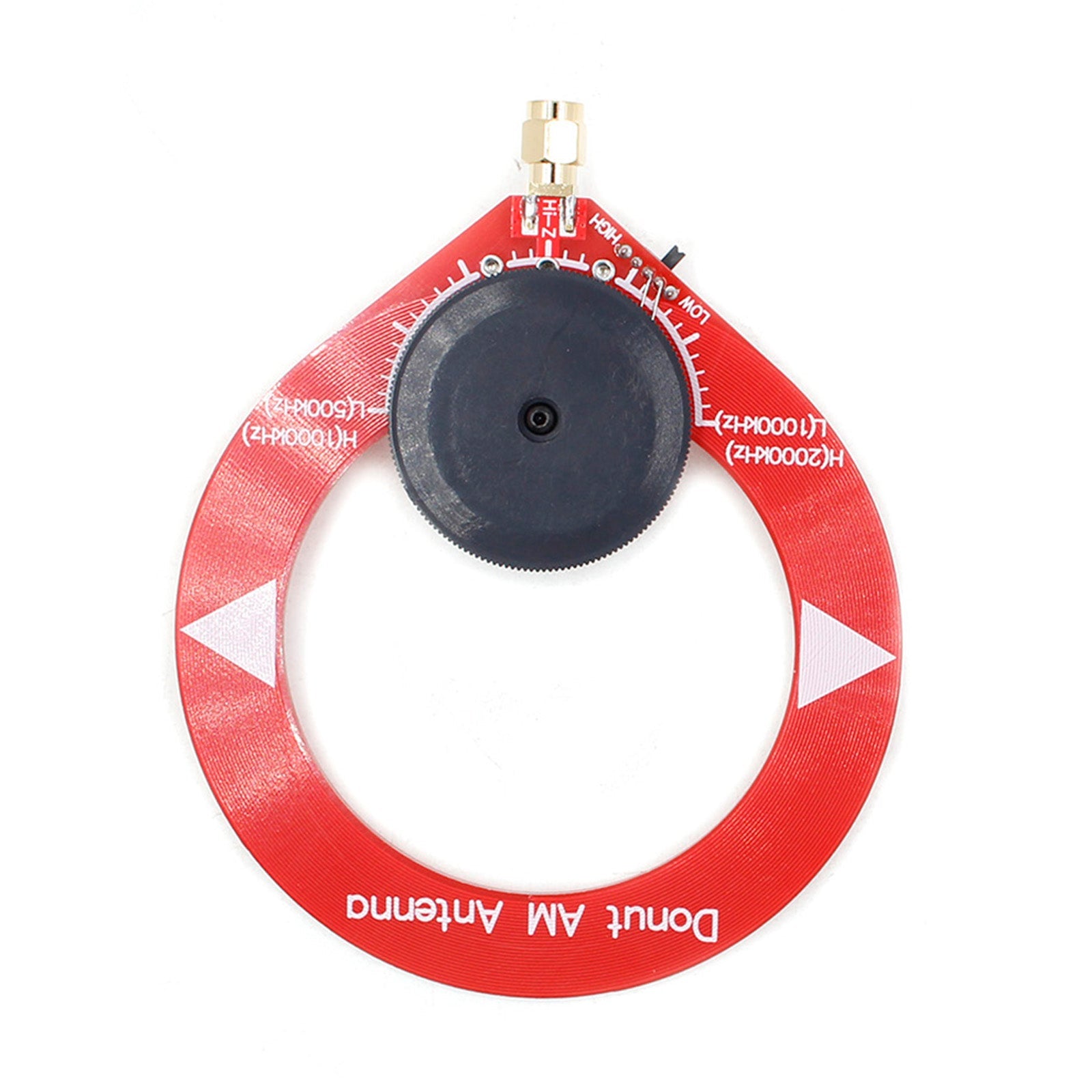 Antenna mini loop Red Donut AM MW a onde medie per Malahiteam DSP DSP2