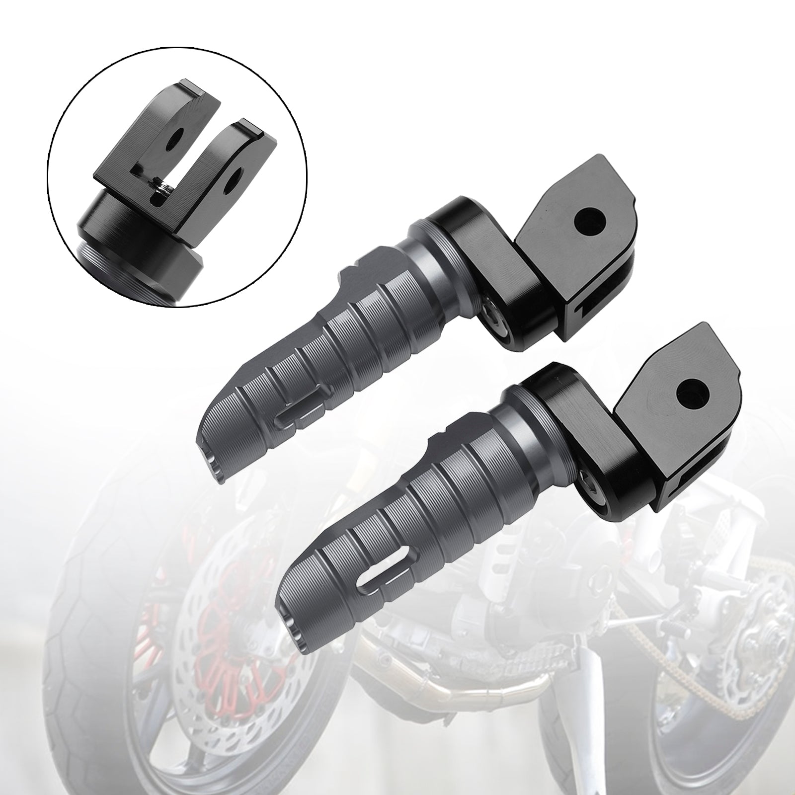 Estriberas delanteras Estriberas para DUCATI MONSTER 821 937 950 1100/S/EVO 1200/S/R