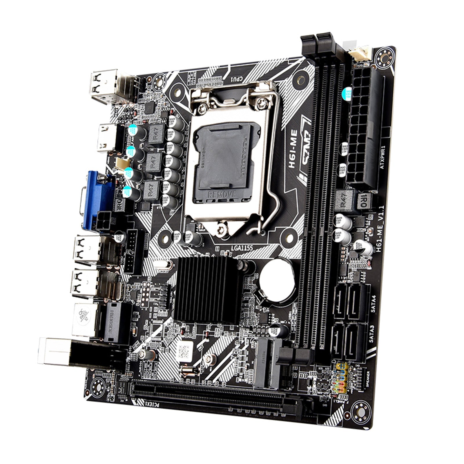 LGA 1155 obsługuje 2*DDR3 USB2.0 SATA2 NVME płyta główna komputera PC H61-ME