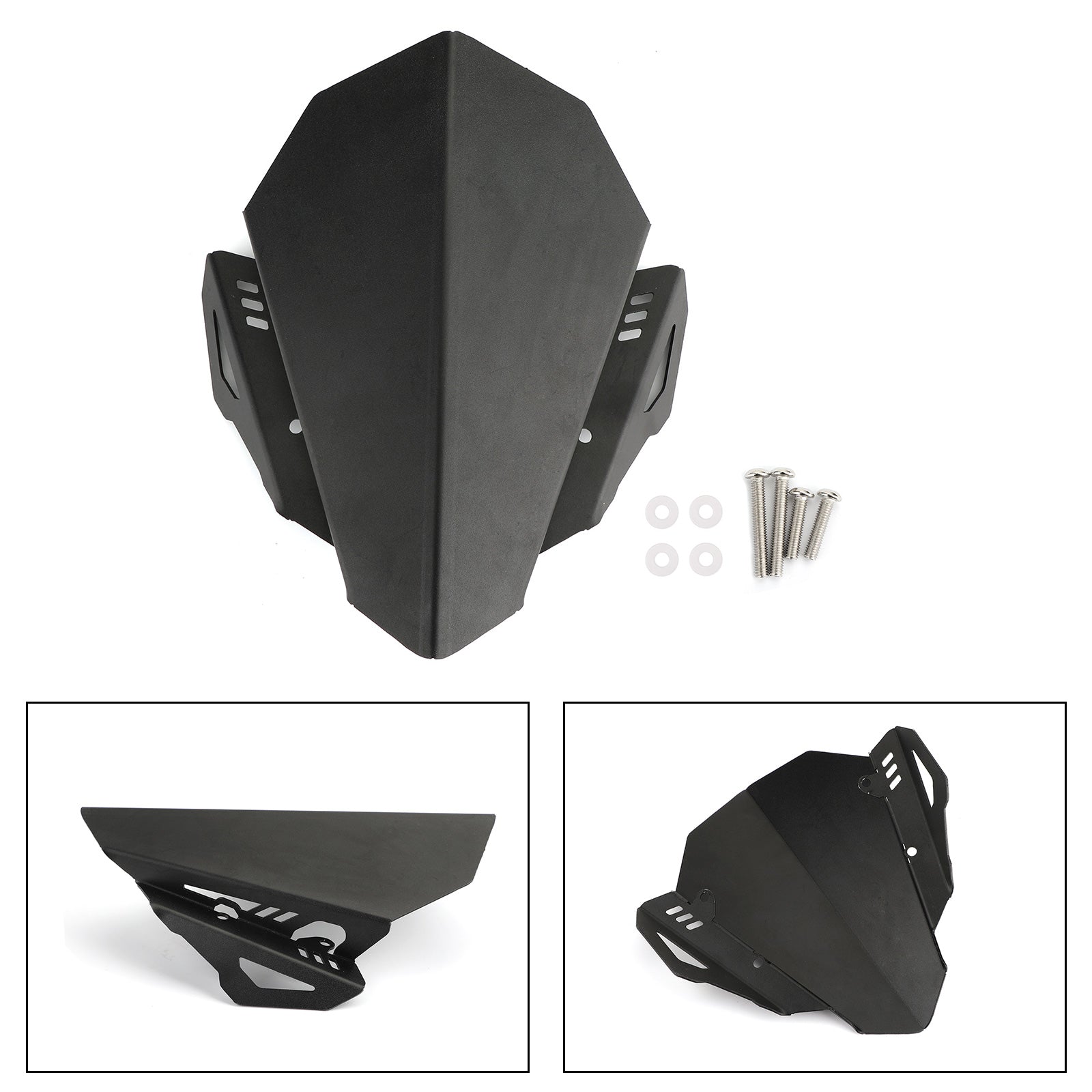 Parabrezza in alluminio per Yamaha MT-07 2018 2019 Parabrezza MT07 CNC Deflettore generico