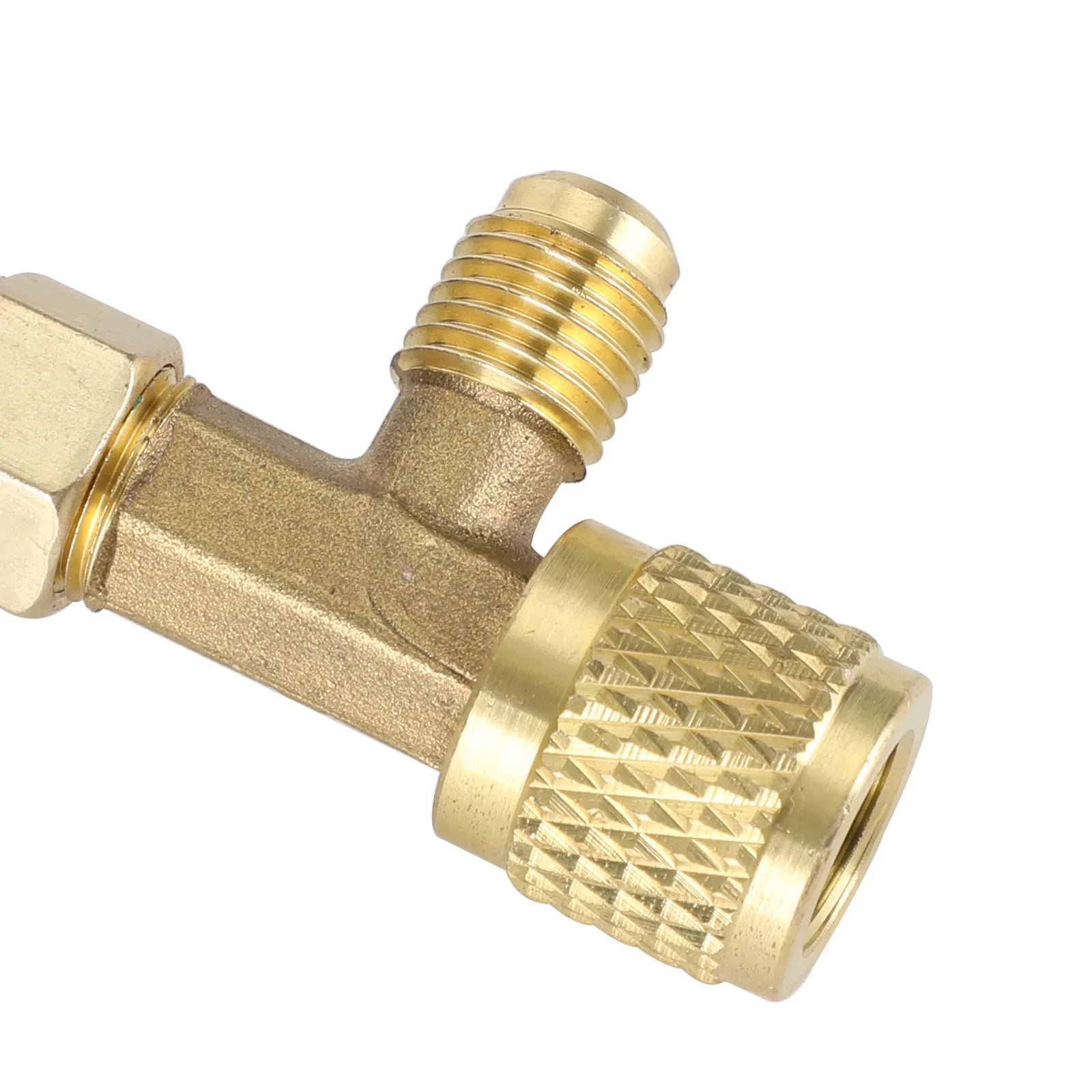 Voor R22 R134A R410A Koelmiddel GAZ AC kan tapklep prater 1/4sae blauw