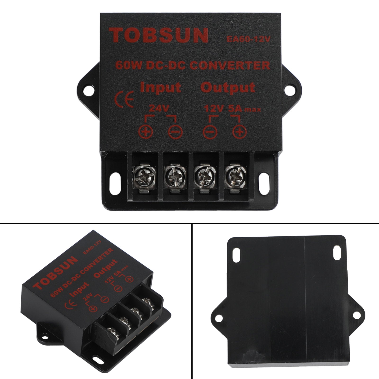 DC-spanningsregelaar Step-Down Converter DC 24V naar DC 12V 5A 60W Step-Down Reducer