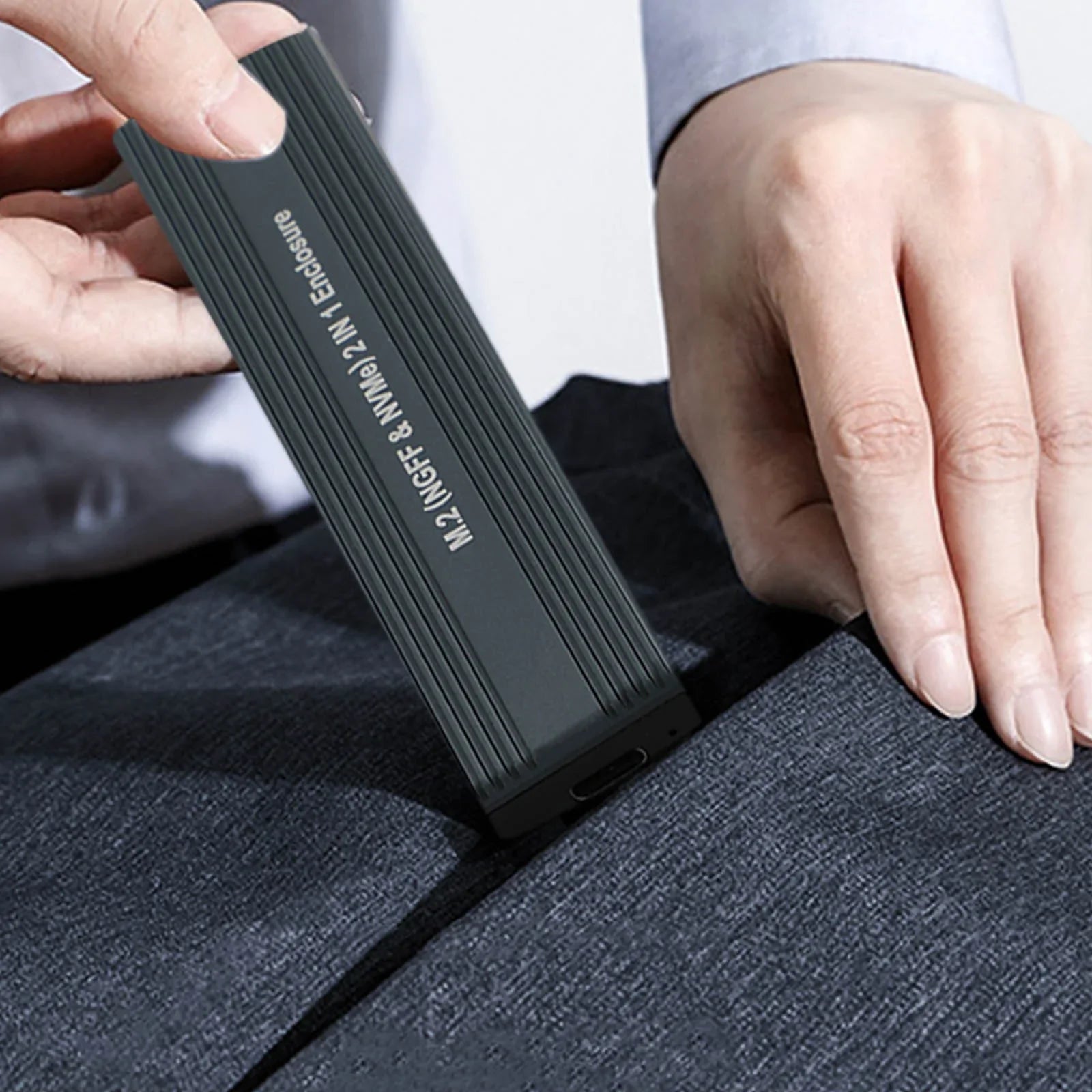 SSD -kotelo M.2 NVME - USB 3.1 kaksoisprotokollan kiintolevy M2 NVME -laatikko