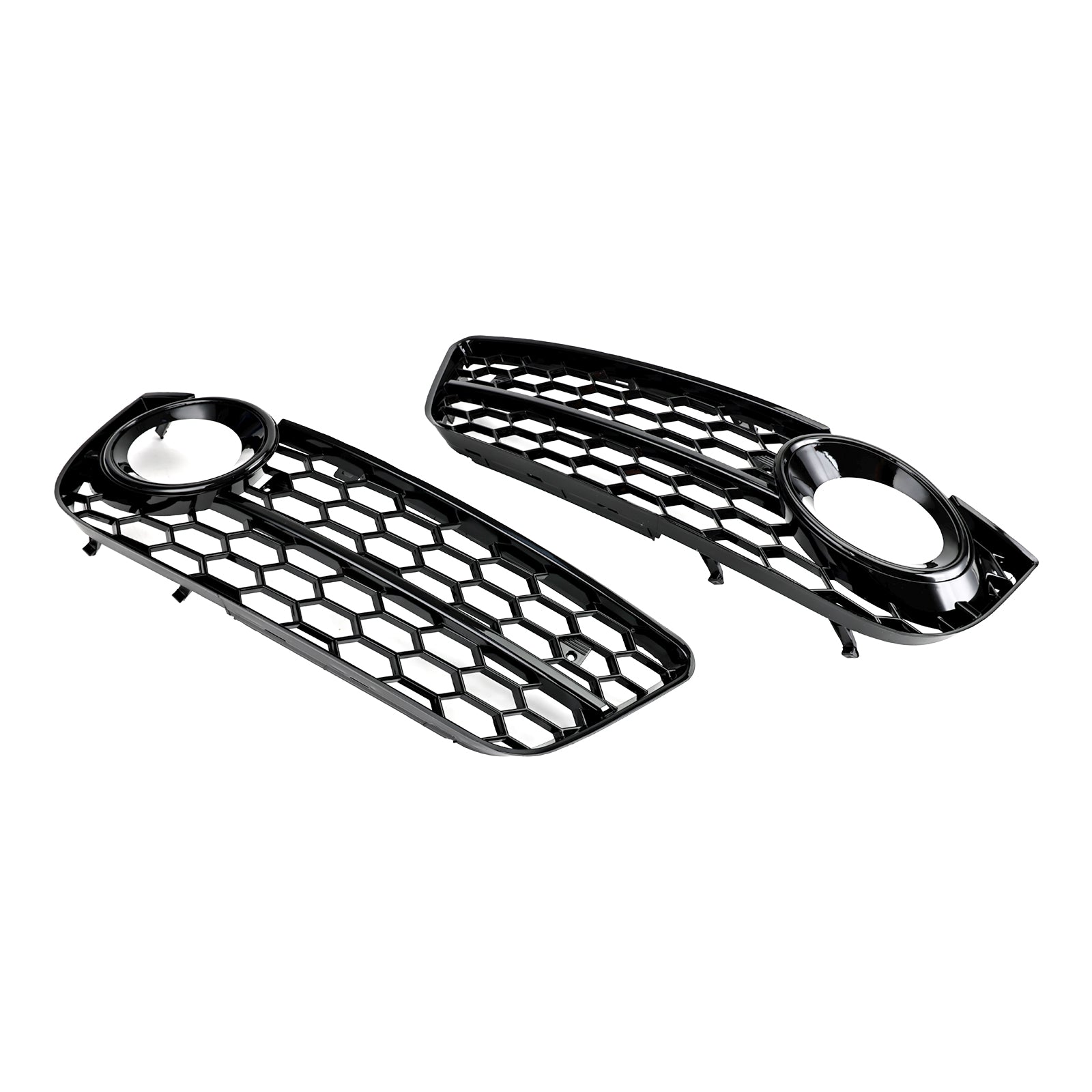 Audi A5 2007-2011 Paire Grille de protection antibrouillard avant en nid d'abeille
