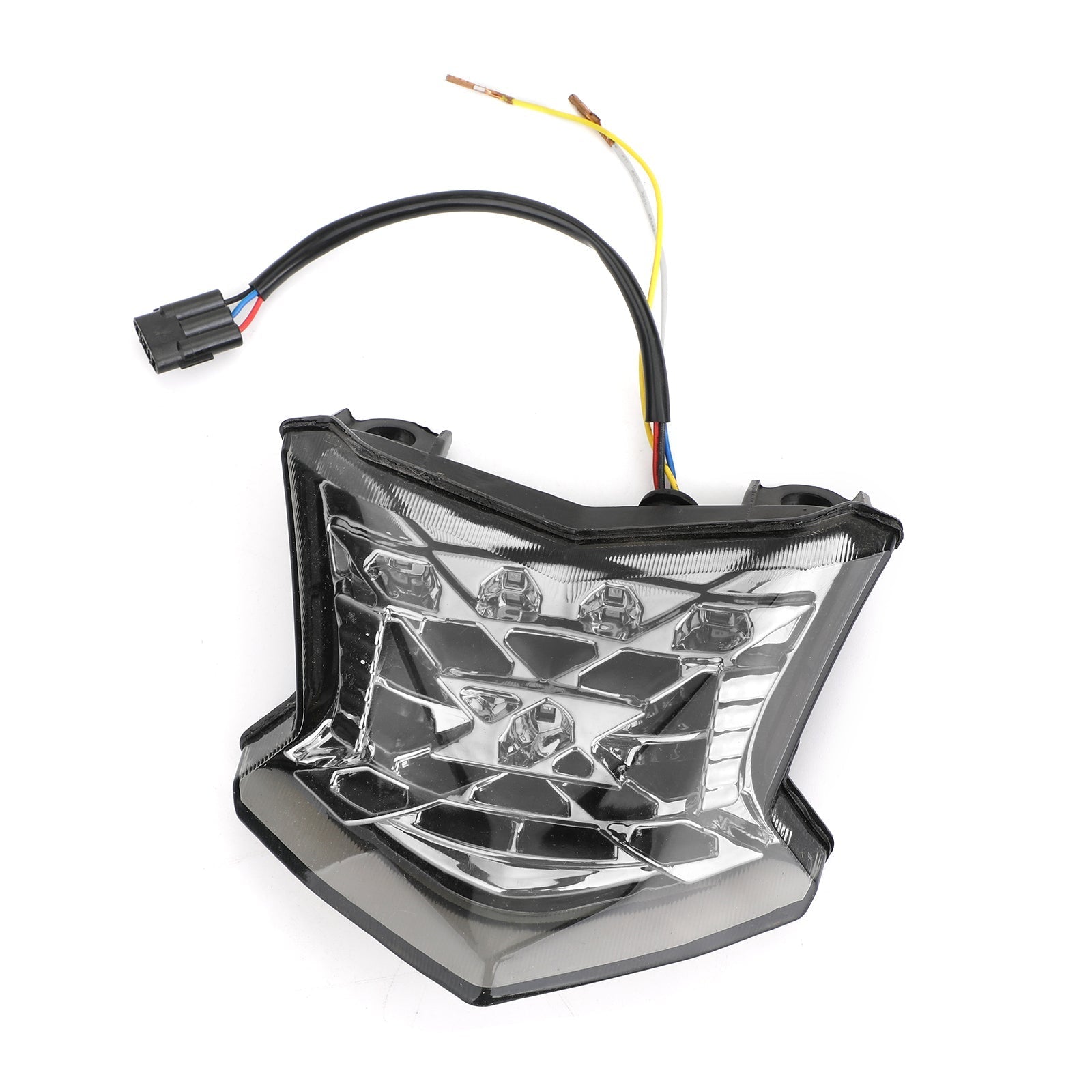 Clignotants de frein à LED feu arrière pour Kawasaki Z650 Ninja 650 Z900 17-19 argent générique