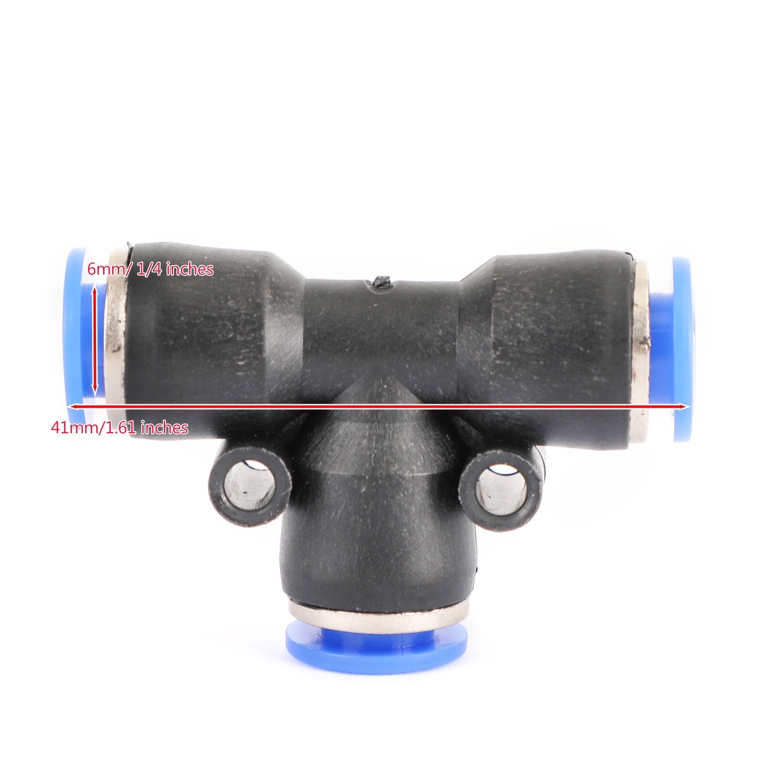 Pneumatique Air Quick Push to Connect Raccord "L" "T" "Y" Droit Split Tube 6mm