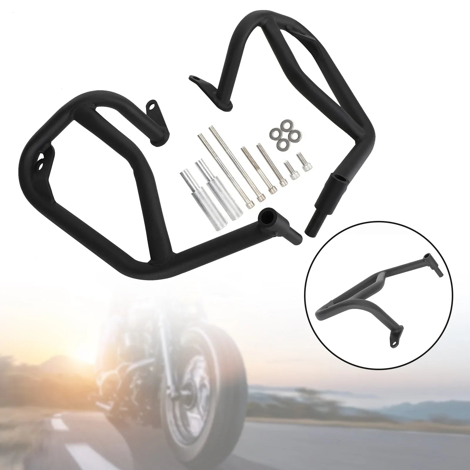 Barre de protection inférieure du cadre de protection du moteur pour Bmw S1000Xr S 1000 XR 21-22 Argent Générique