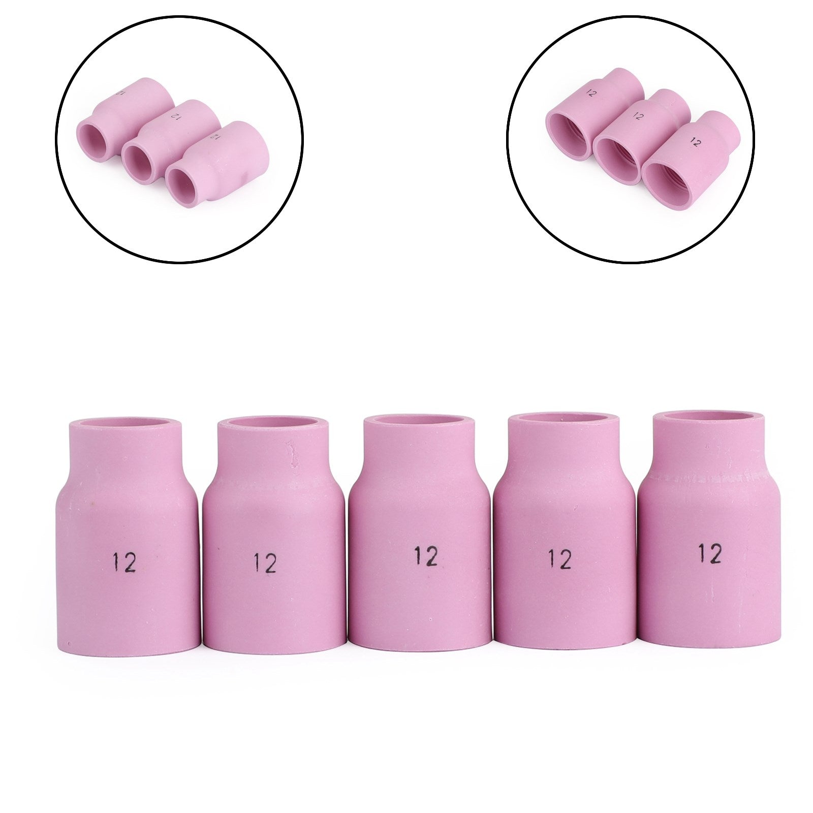 5 szt. Duży kubek ceramiczny z soczewką gazową 53N87 #12 Palnik spawalniczy TIG