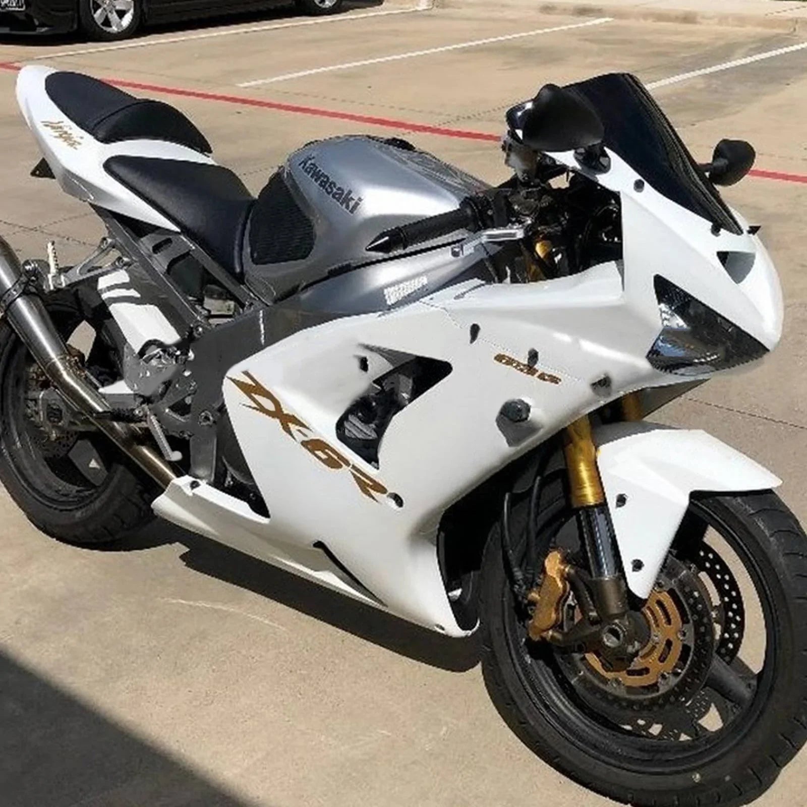 Kit de carénage Amotopart pour Kawasaki ZX6R 636 2003-2004 Générique