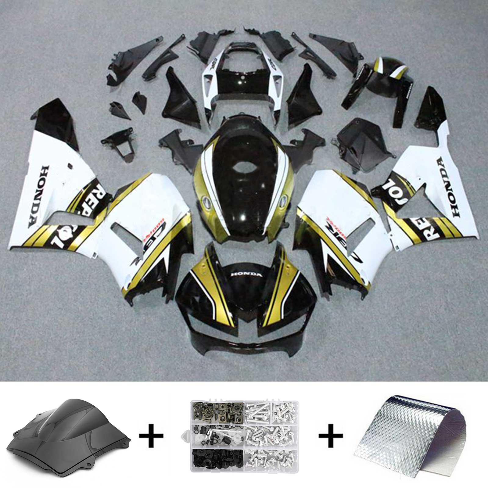 Amotopart Honda CBR600RR 2013-2023 F5 ABS muovinen korin suojasarja