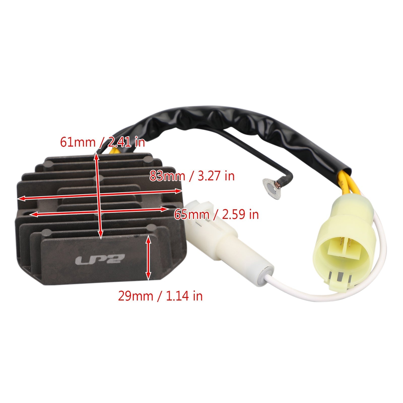 Rectificador regulador de voltaje apto para Suzuki DF 60 70 Hp / DT 150 200 225 Hp 1998-2008 Genérico