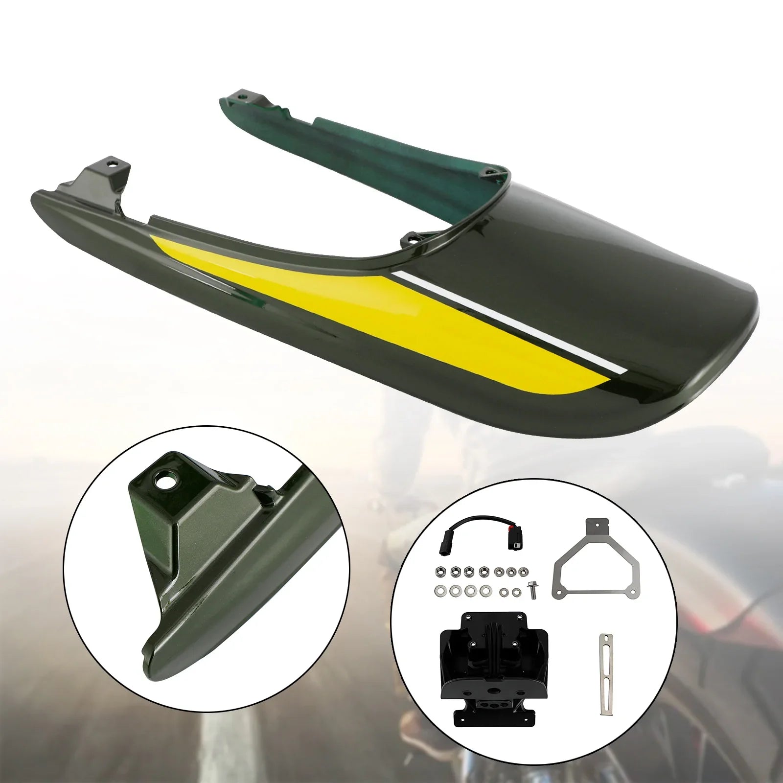 Kawasaki Z900RS 2018-2022 Ogon Fairing + Obsługa tablicy rejestracyjnej