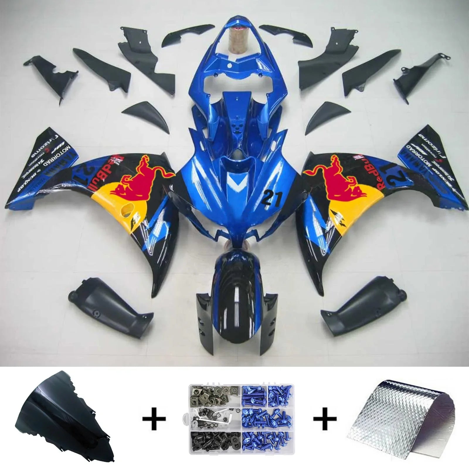 Amotopart Sealing Kit za Yamaha YZF 1000 R1 2009-2011 Generic