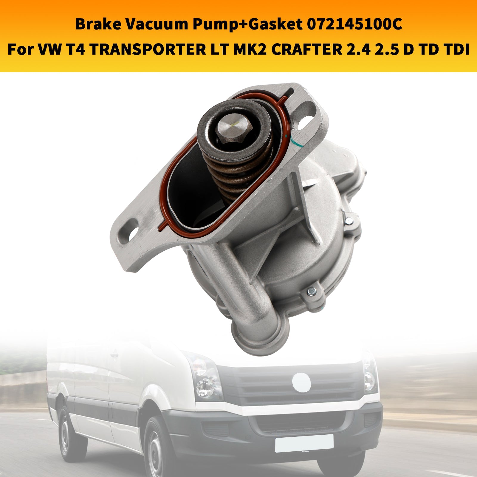 2006-2013 Volkswagen Crafter 30-35 2.5 TDI Bomba de vacío de freno + junta 072145100C Fedex Express