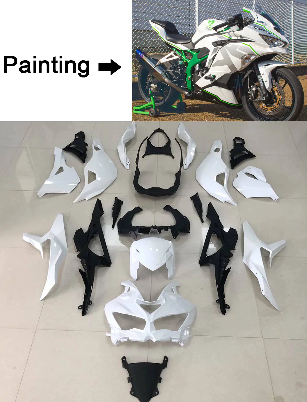 Amotopart Kawasaki Ninja ZX-25R kuipset 2020-2021