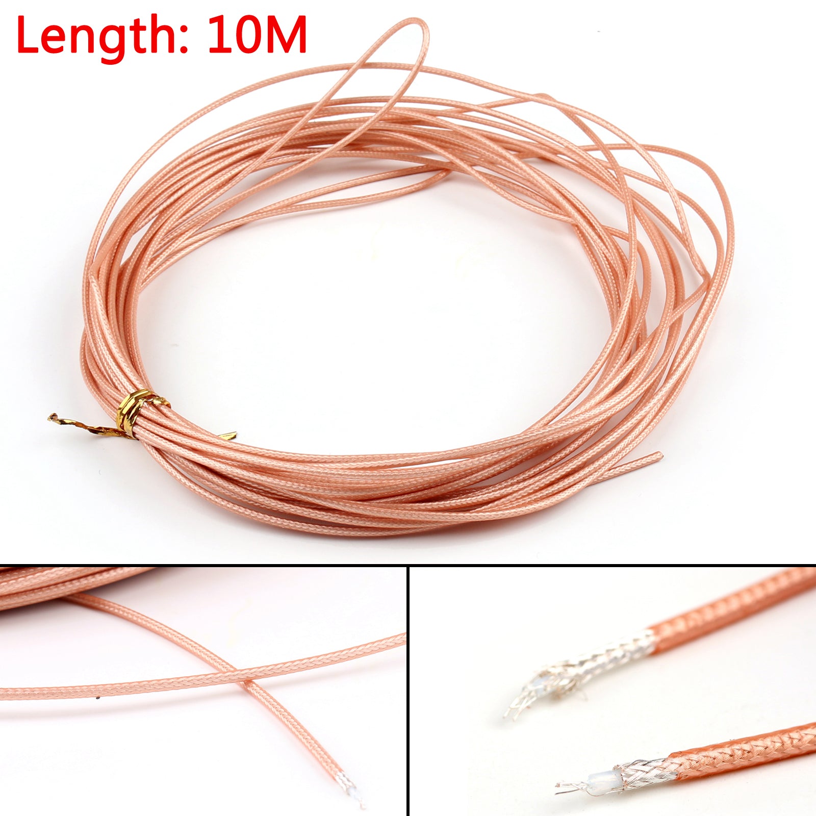 Connecteur de câble coaxial coaxial RG316 RF 50ohm M17/113 tresse blindée