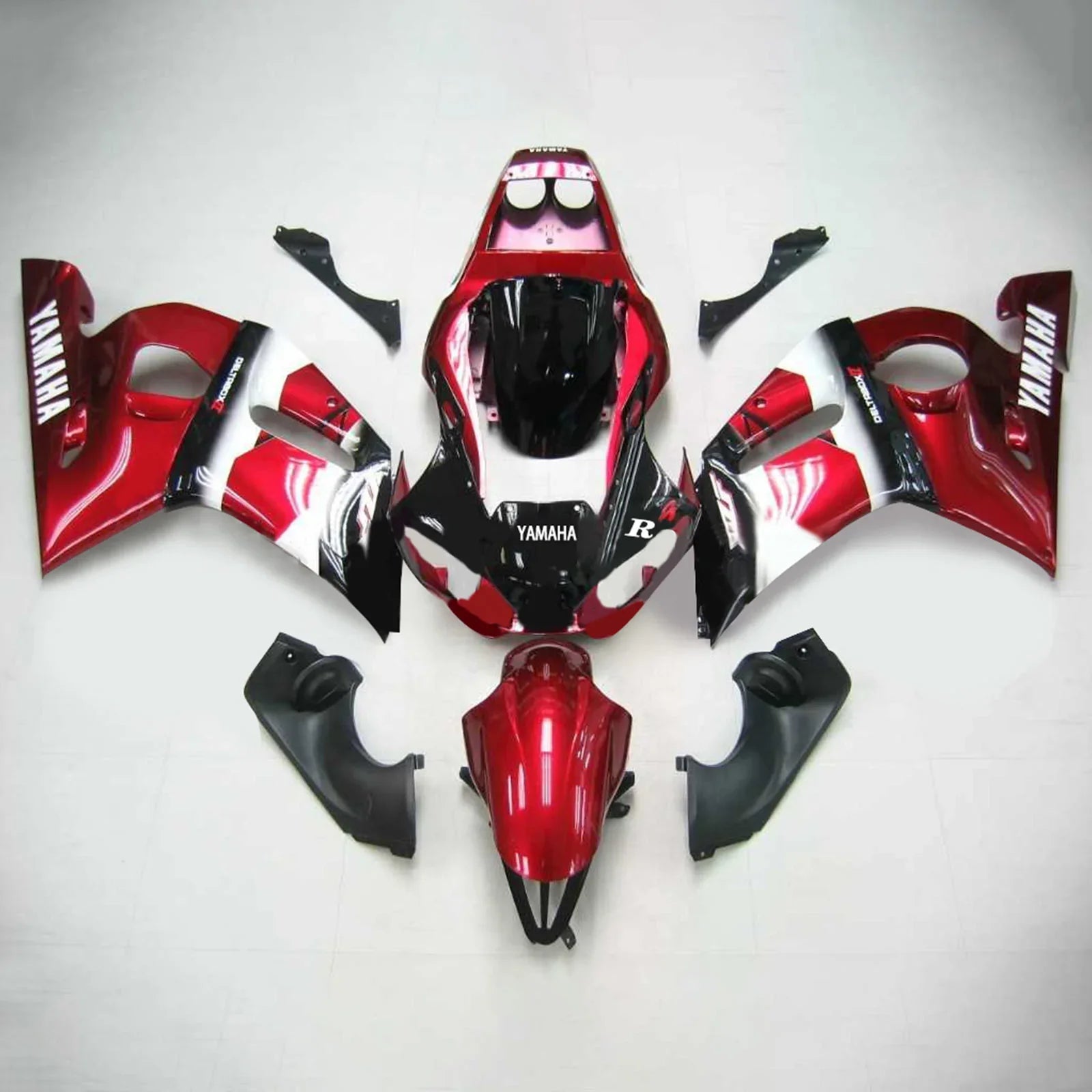 Kit de carenado Amotopart para Yamaha YZF 600 R6 1998-2002 Genérico